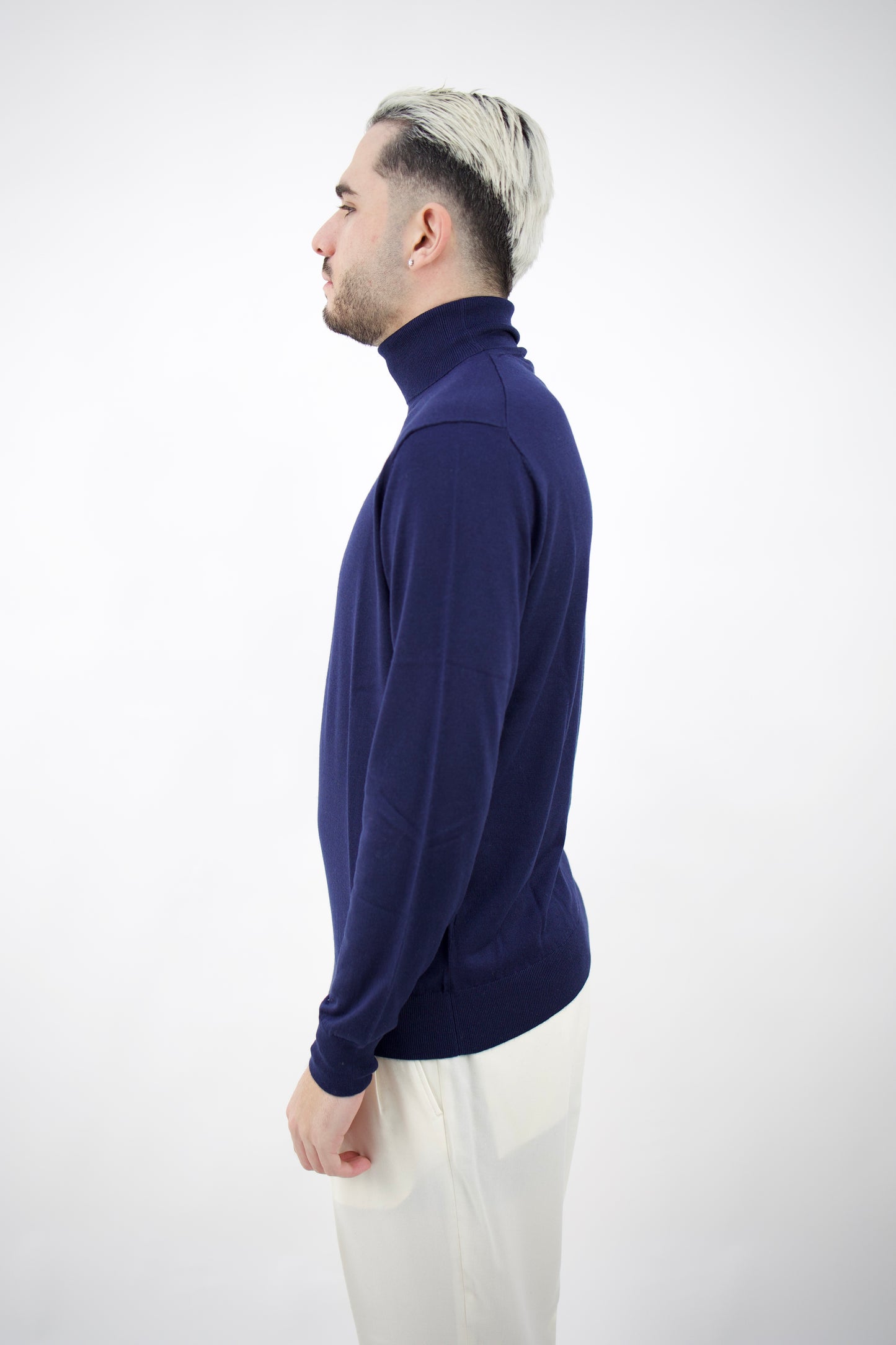 DOLCEVITA IN SETA&CASHMERE BLU DC9-14010 NAVY Della Ciana
