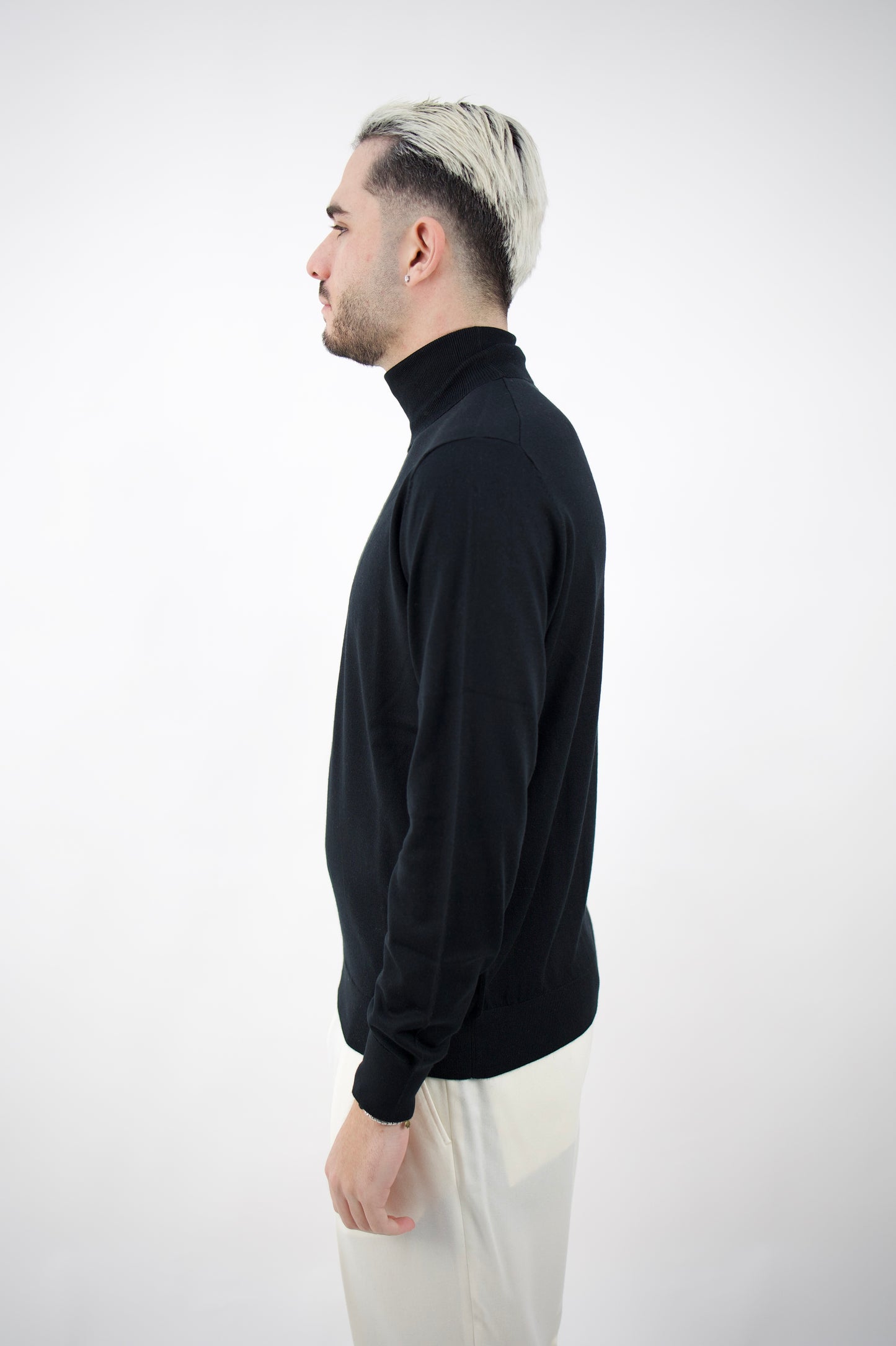 DOLCE VITA IN SETA&CASHMERE NERO DC9-14010 NERO Della Ciana