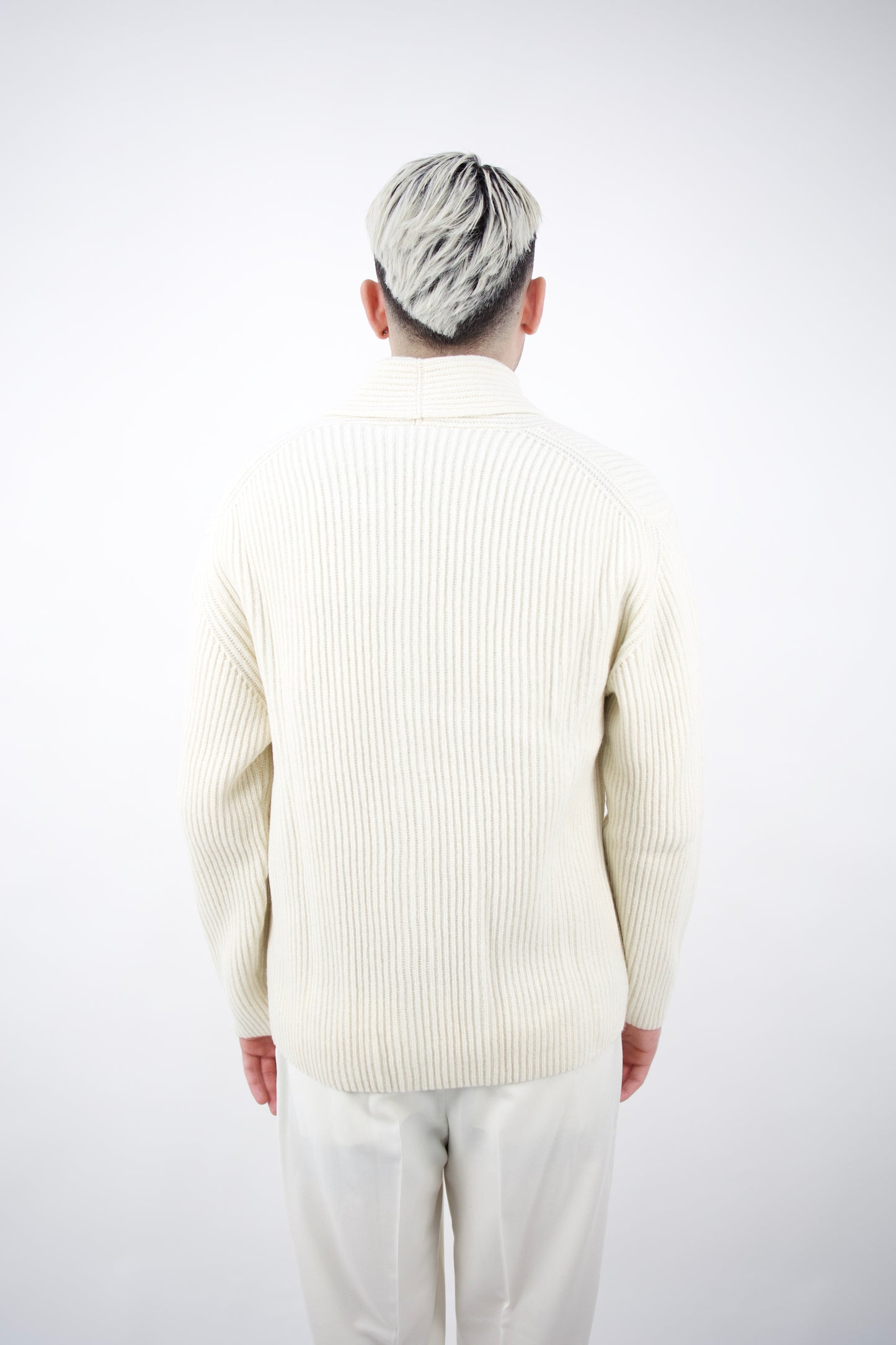 CARDIGAN SCIALLATO IN LANA PANNA 2561151/28R Altea