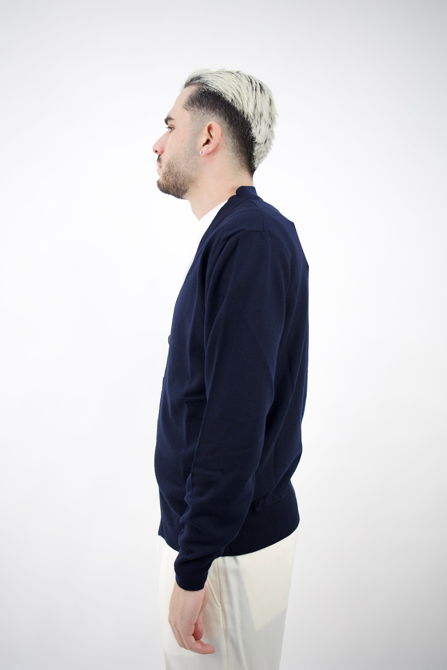CARDIGAN IN LANA MERINO NAVY 2561103/01R Altea