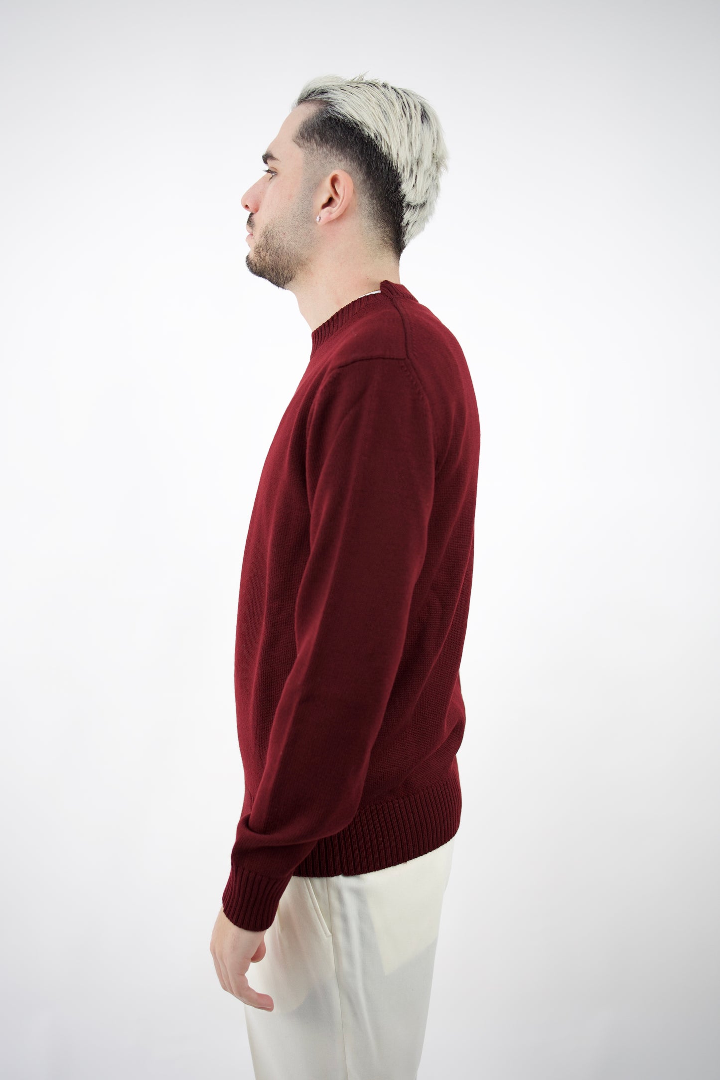 MAGLIA GIROCOLLO IN LANA BORDEAUX 2561090/69R Altea