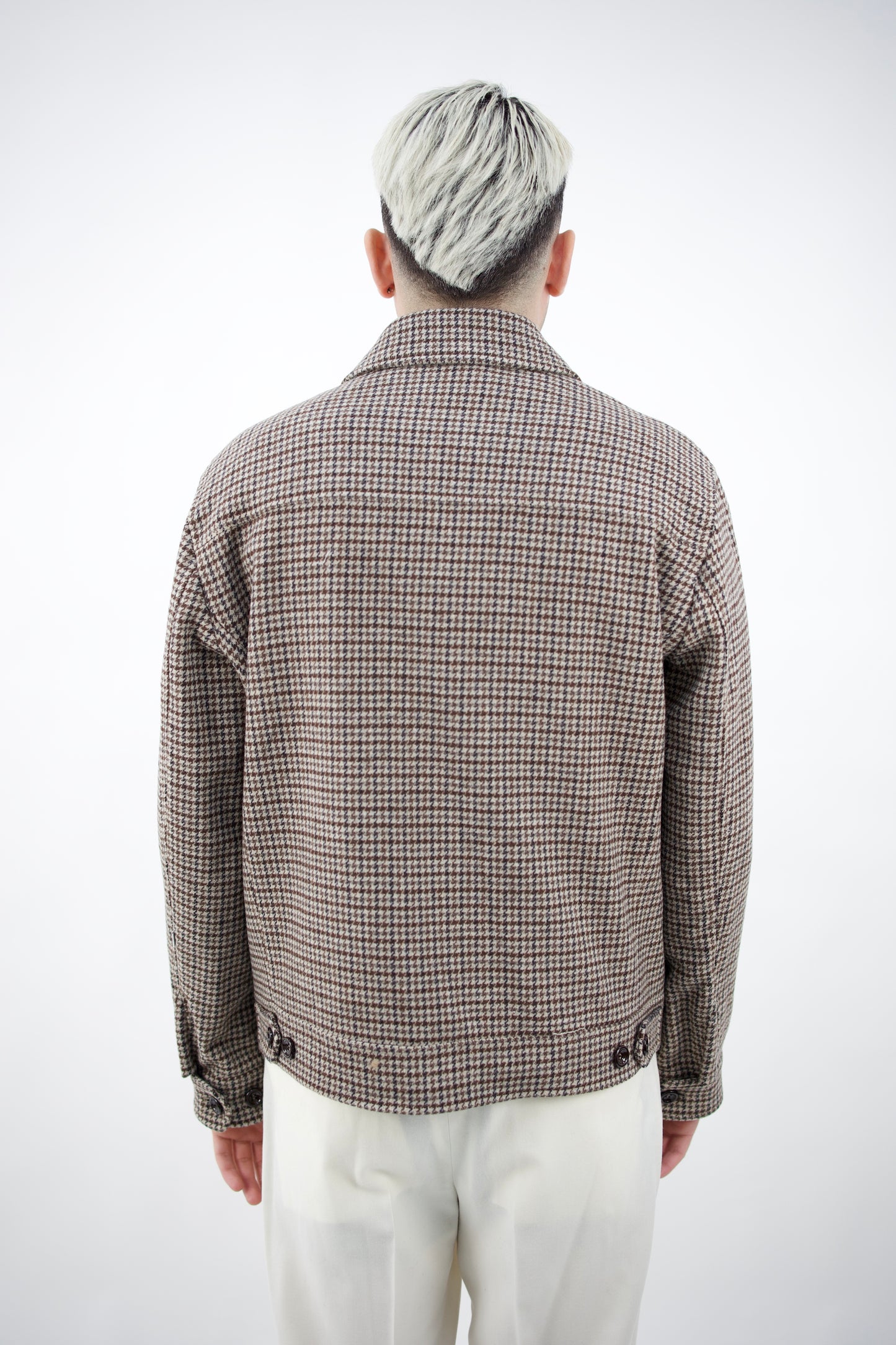 GIACCA CAMICIA LANA BEIGE E MARRONE YUMA/2K148 FW25 New York Resident