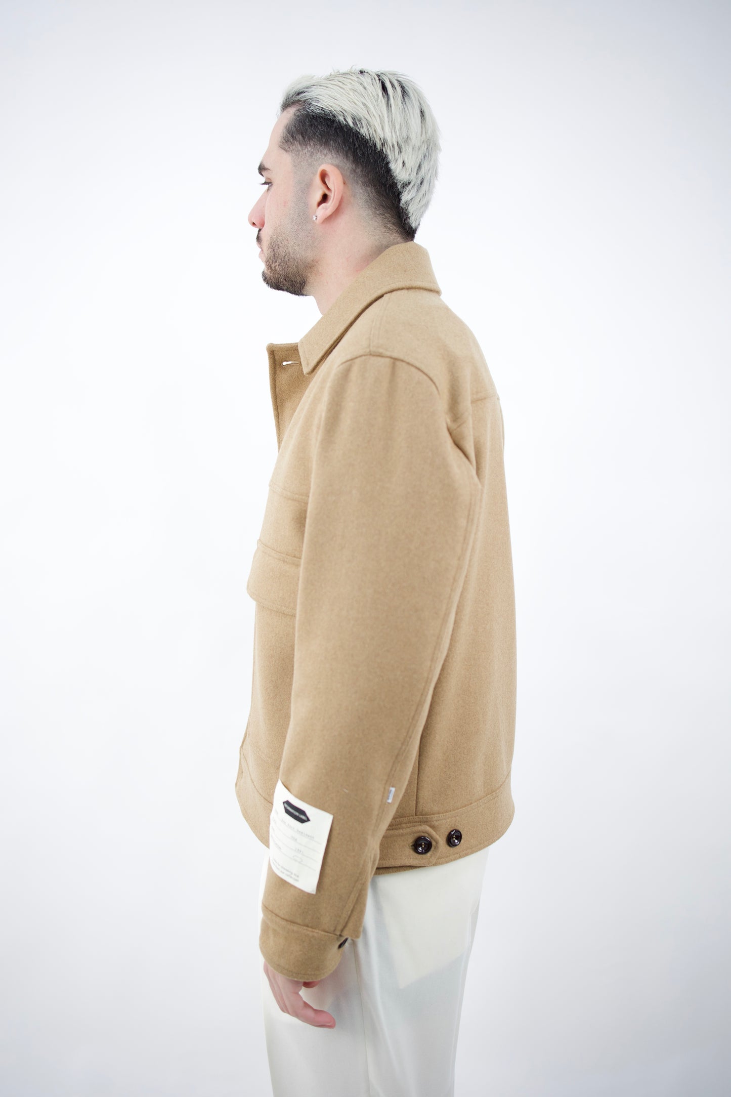 GIACCA CAMICIA IN LANA CAMMELLO YUMA/2K142 FW25 045 New York Resident