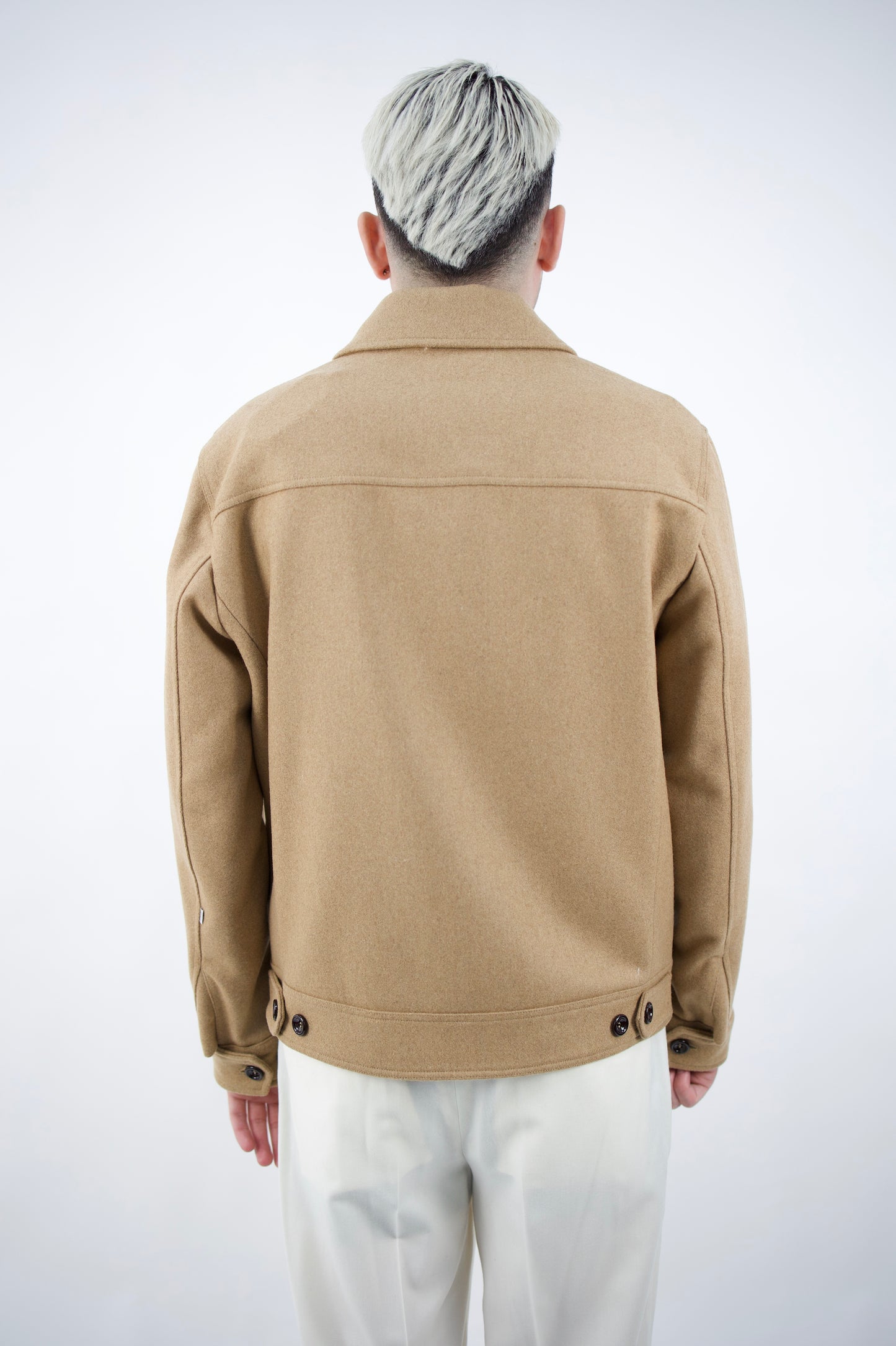 GIACCA CAMICIA IN LANA CAMMELLO YUMA/2K142 FW25 045 New York Resident