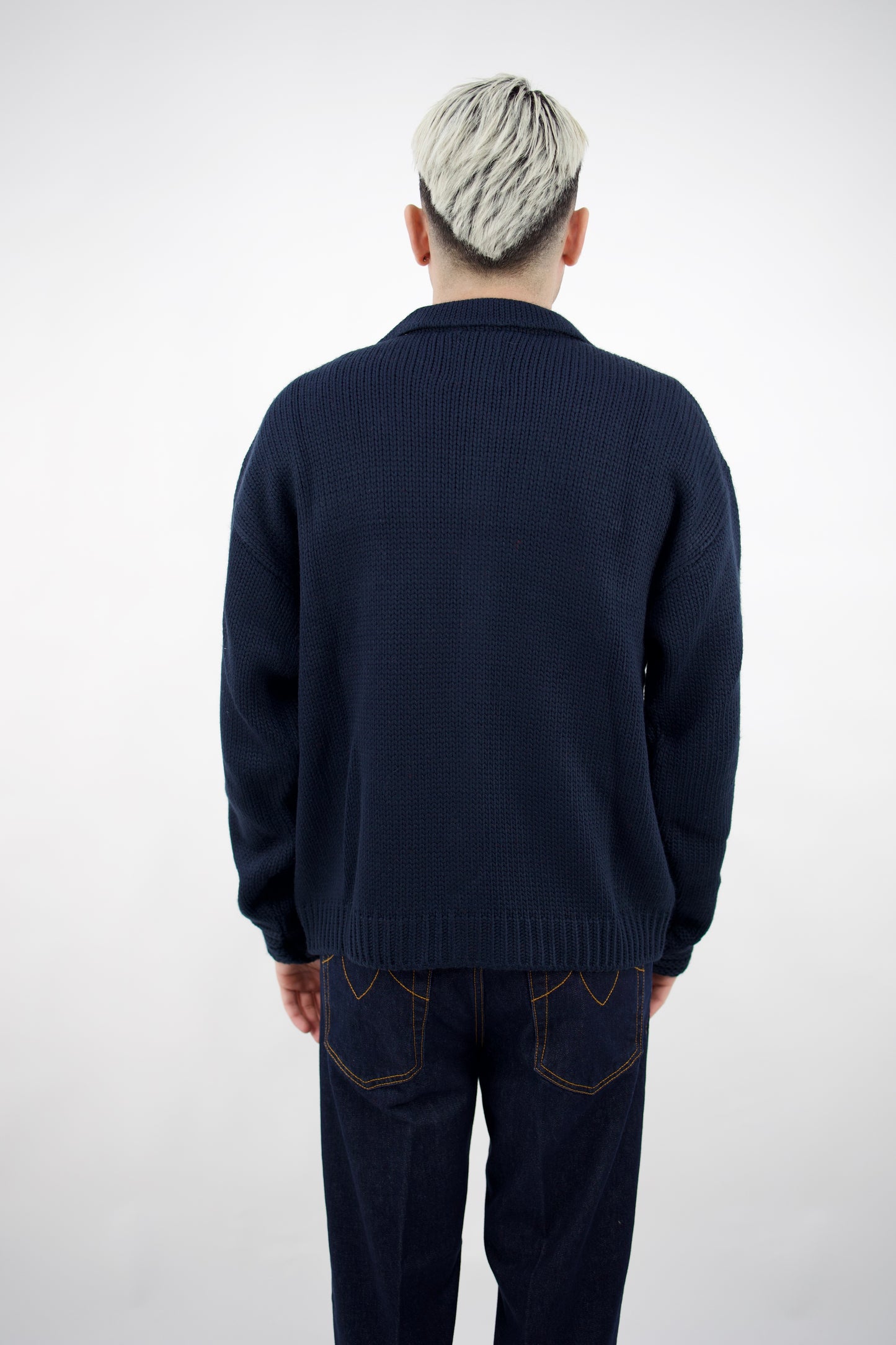 GIACCA BLU OVER TLCFW26M005 579 telacruda