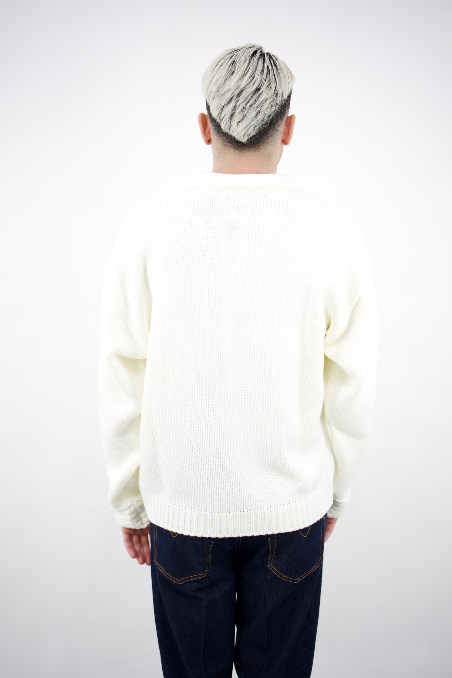 GIACCA OVER BIANCA TLCFW26M005 235 telacruda