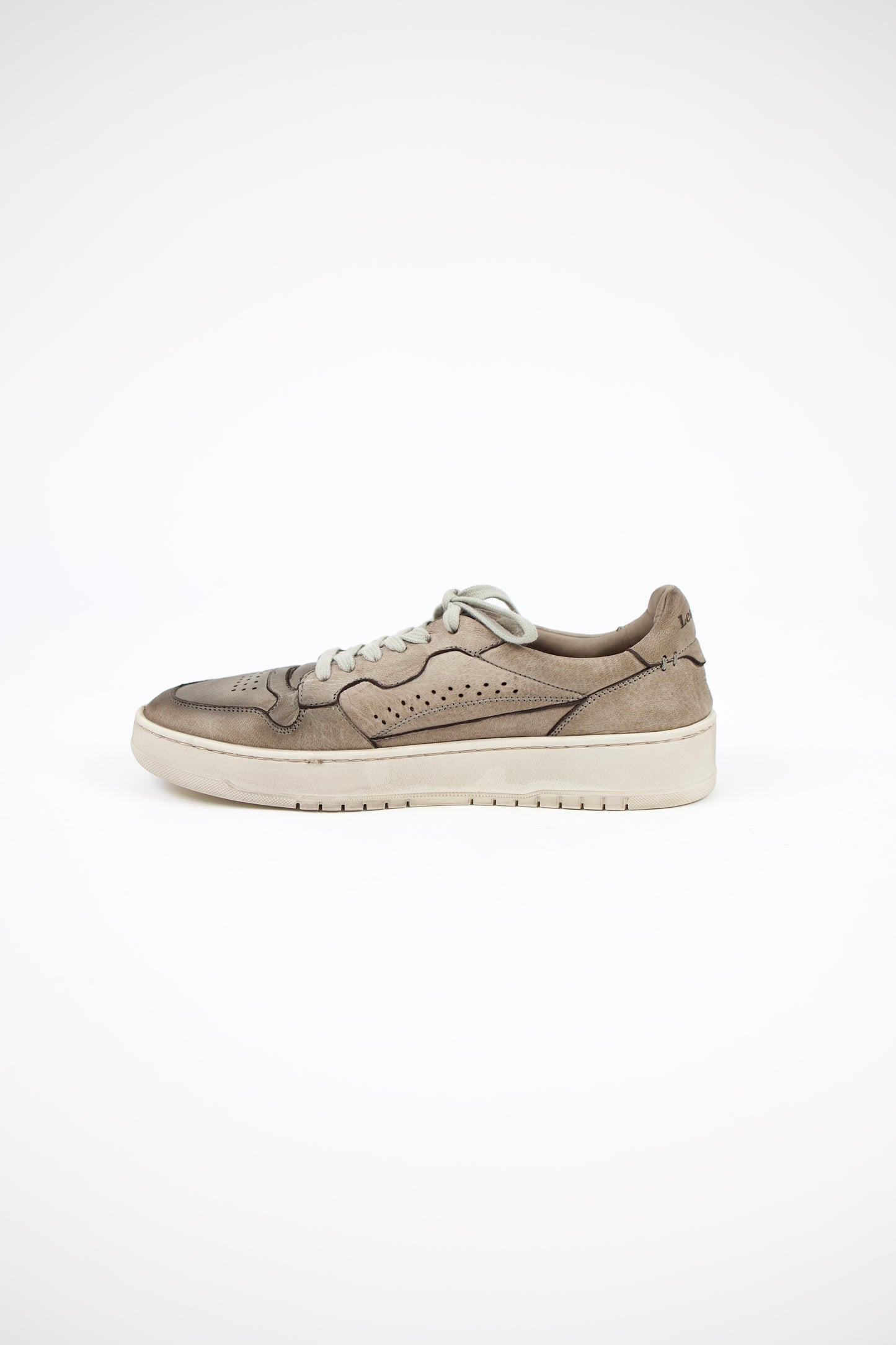 SNEAKERS PELLE LAVATO GRIGIO HB01A IENA LEMARGO