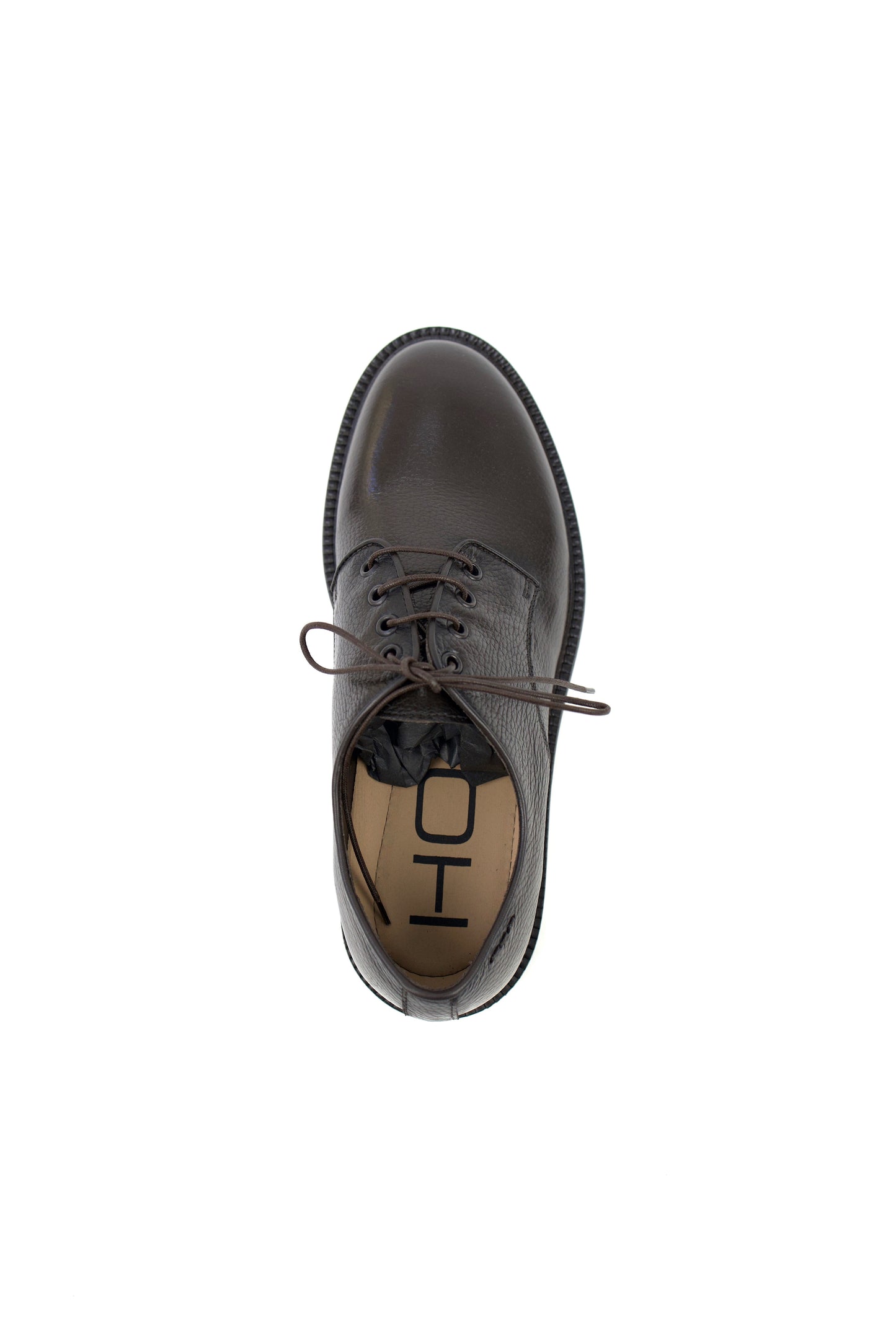 SCARPA DERBY IN PELLE TESTA DI MORO 68038 Alexander Hotto
