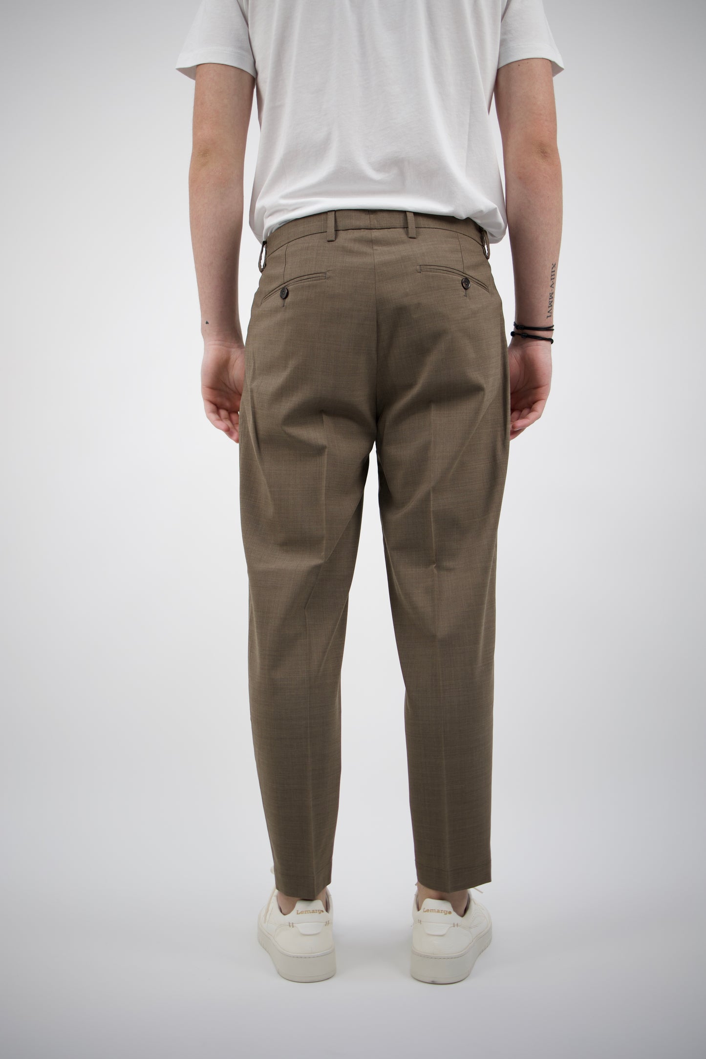 PANTALONE TABACCO PORTOBELLOSQD 325082 073 Quattro decimi BY Briglia