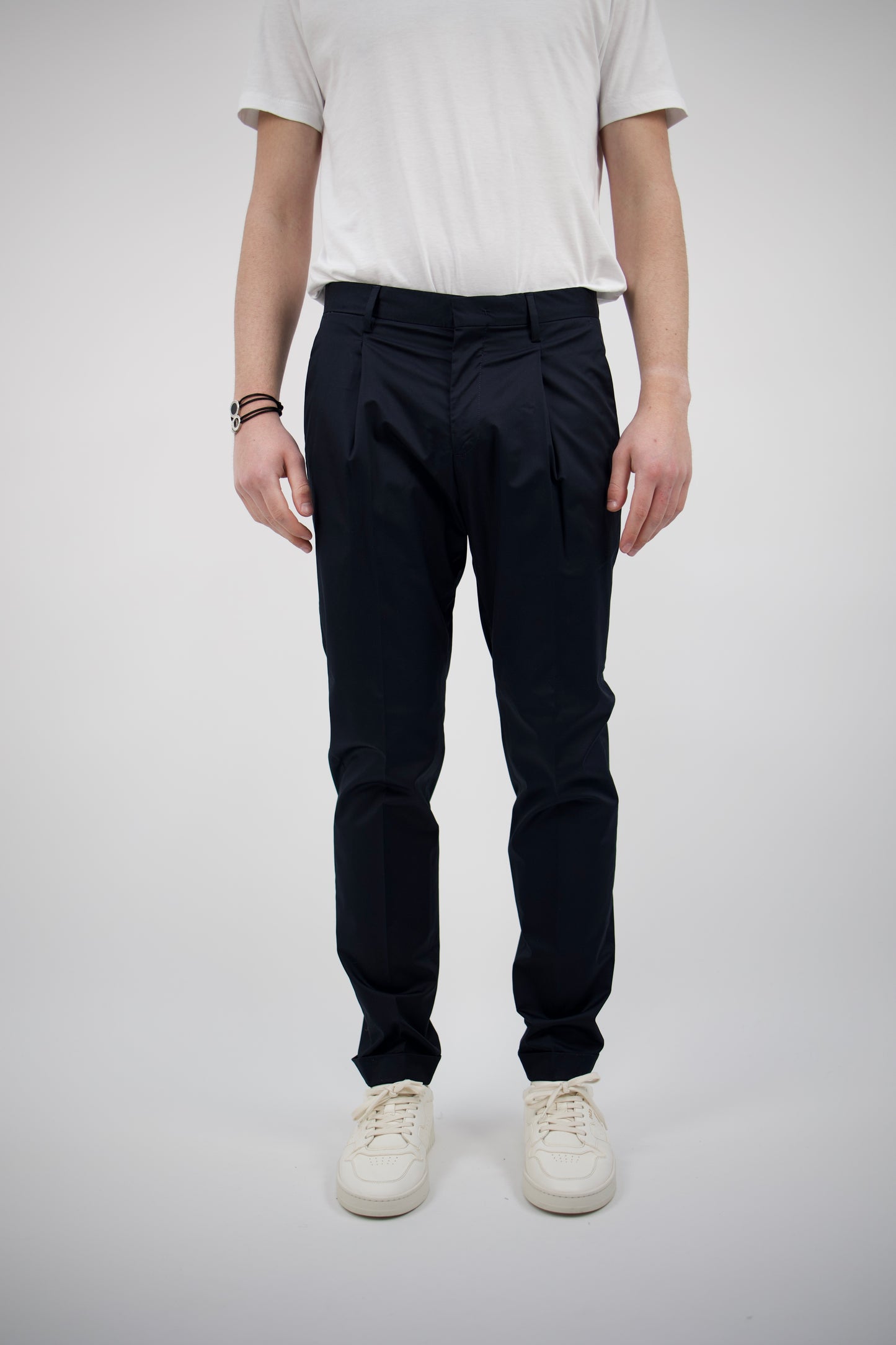 PANTALONE COTONE NAVY TIBERIOSQD 400083 011 - pantalone - Quattro decimi BY Briglia