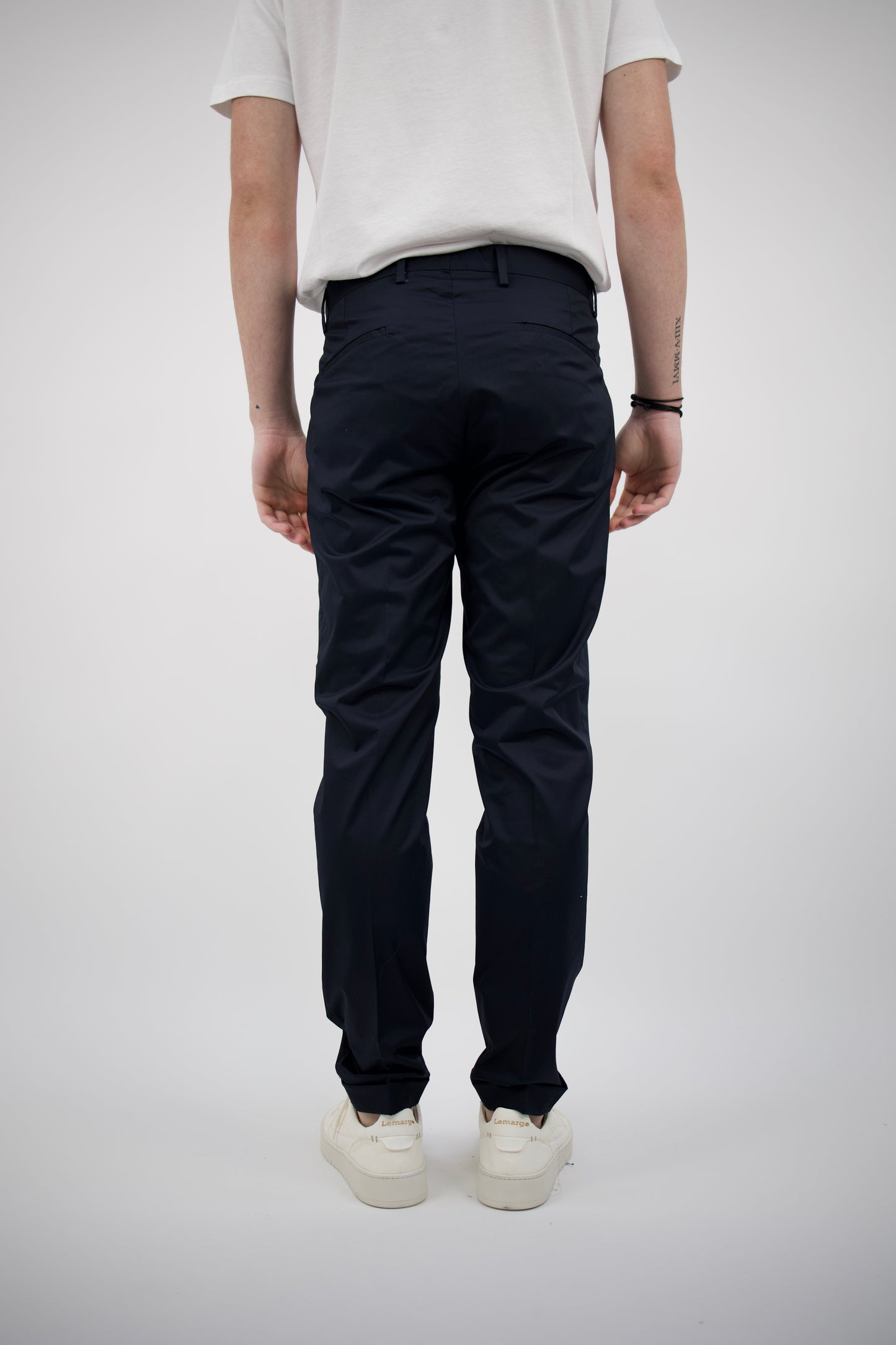 PANTALONE COTONE NAVY TIBERIOSQD 400083 011 - pantalone - Quattro decimi BY Briglia