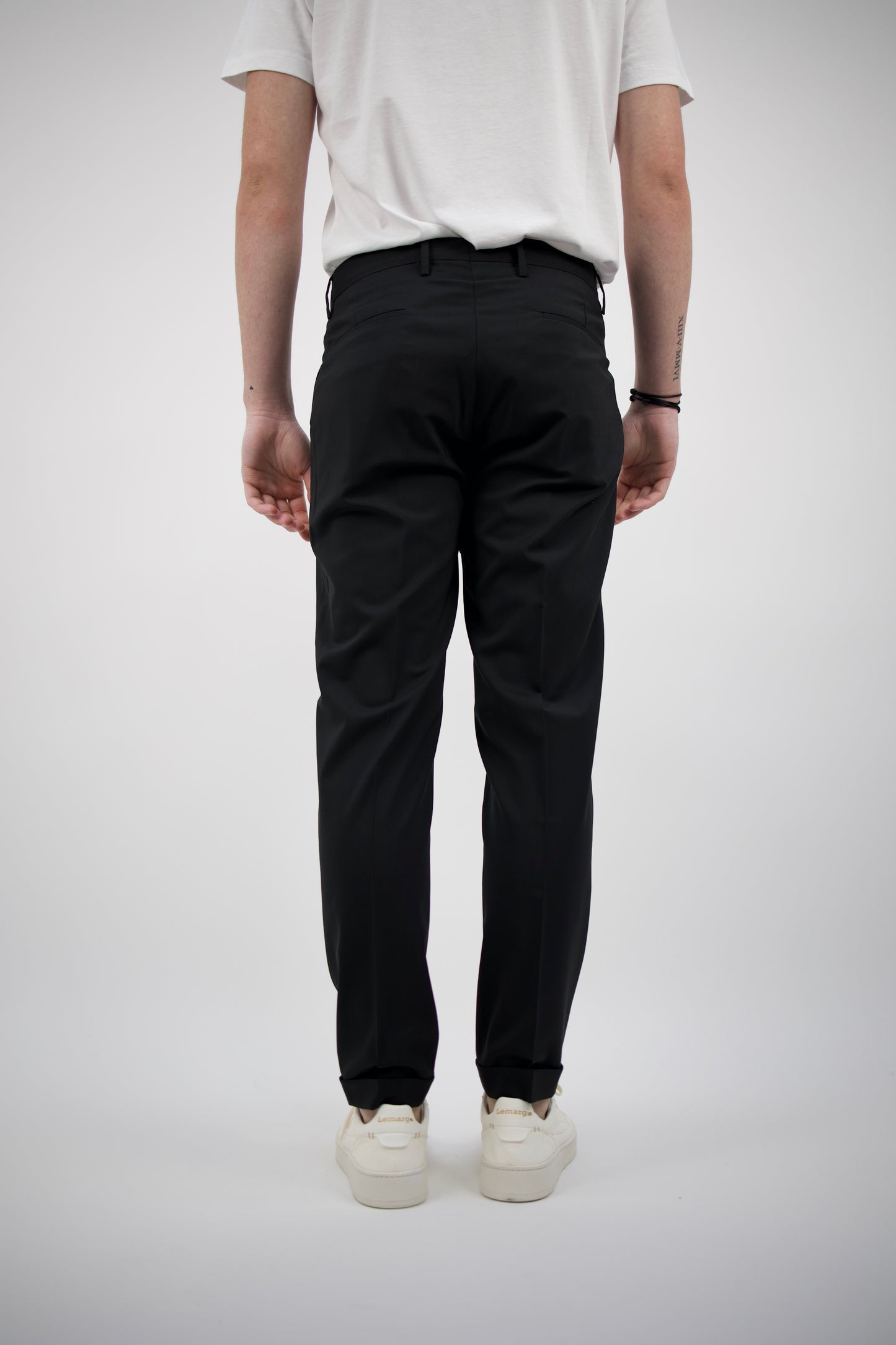 PANTALONE NERO TIBERIOSQD 325082 0010 Quattro decimi BY Briglia