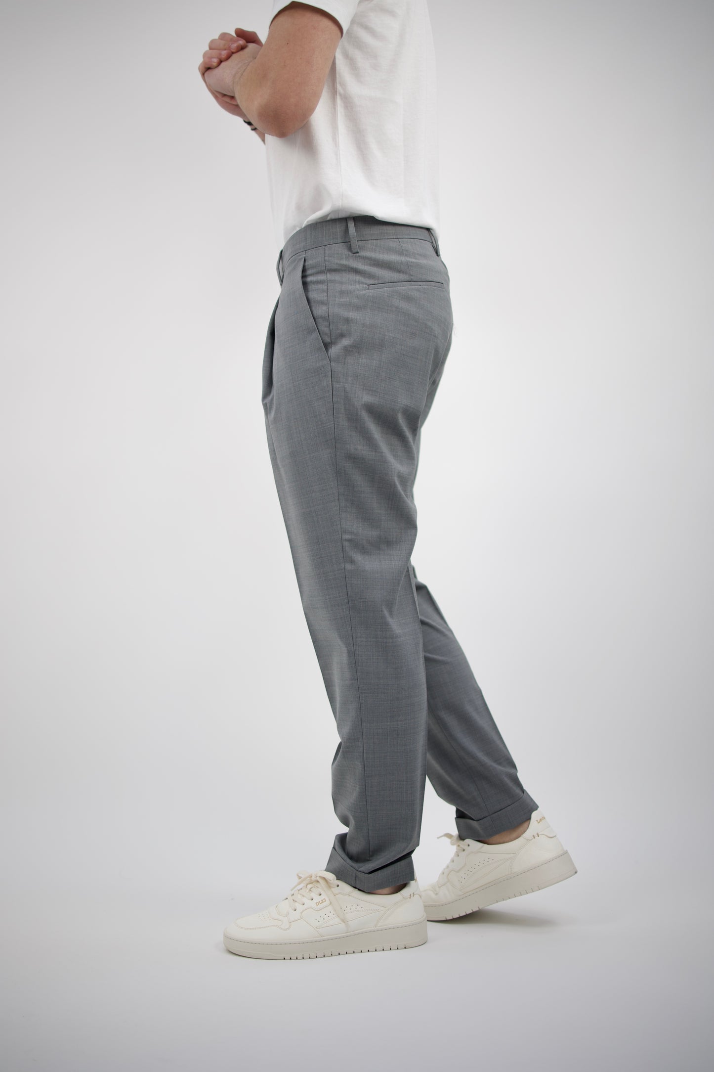 PANTALONE GRIGIO TIBERIOSQD 325082 060 Quattro decimi BY Briglia