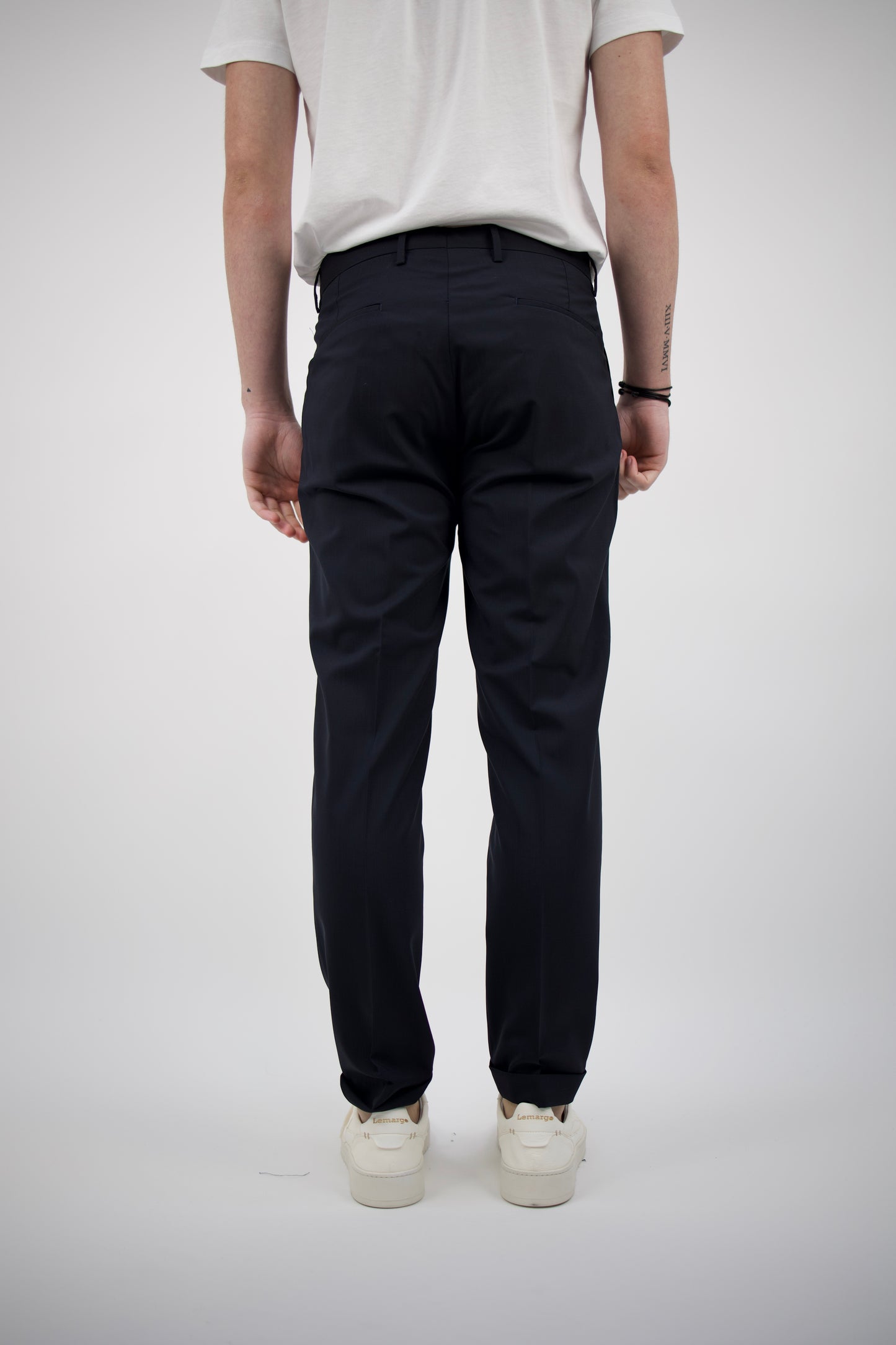 PANTALONE NAVY TIBERIOSQD 325082 011 Quattro decimi BY Briglia