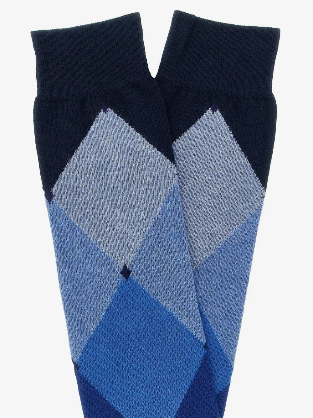 CALZINI A ROMBI DARK BLUE DIAMOND BALLANTYNE