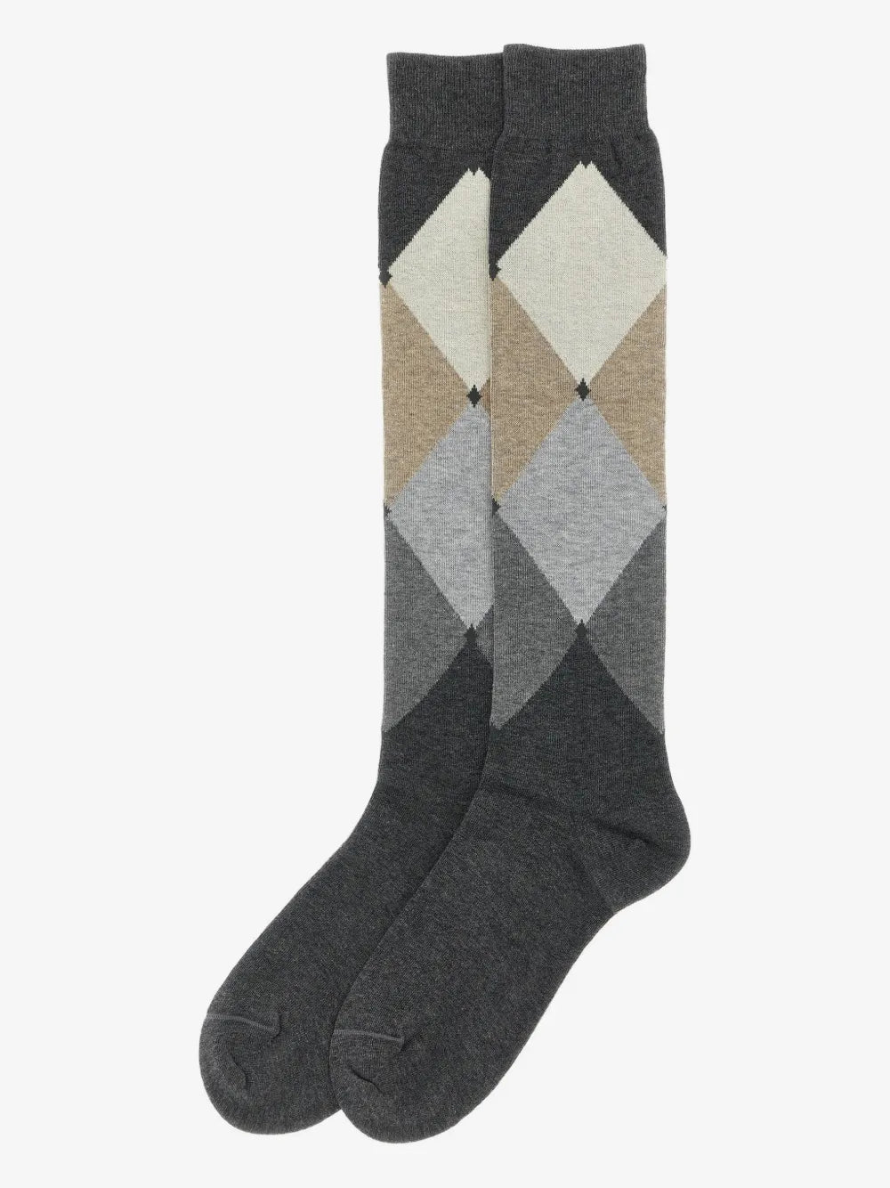 CALZINI A ROMBI GREY DIAMOND BALLANTYNE