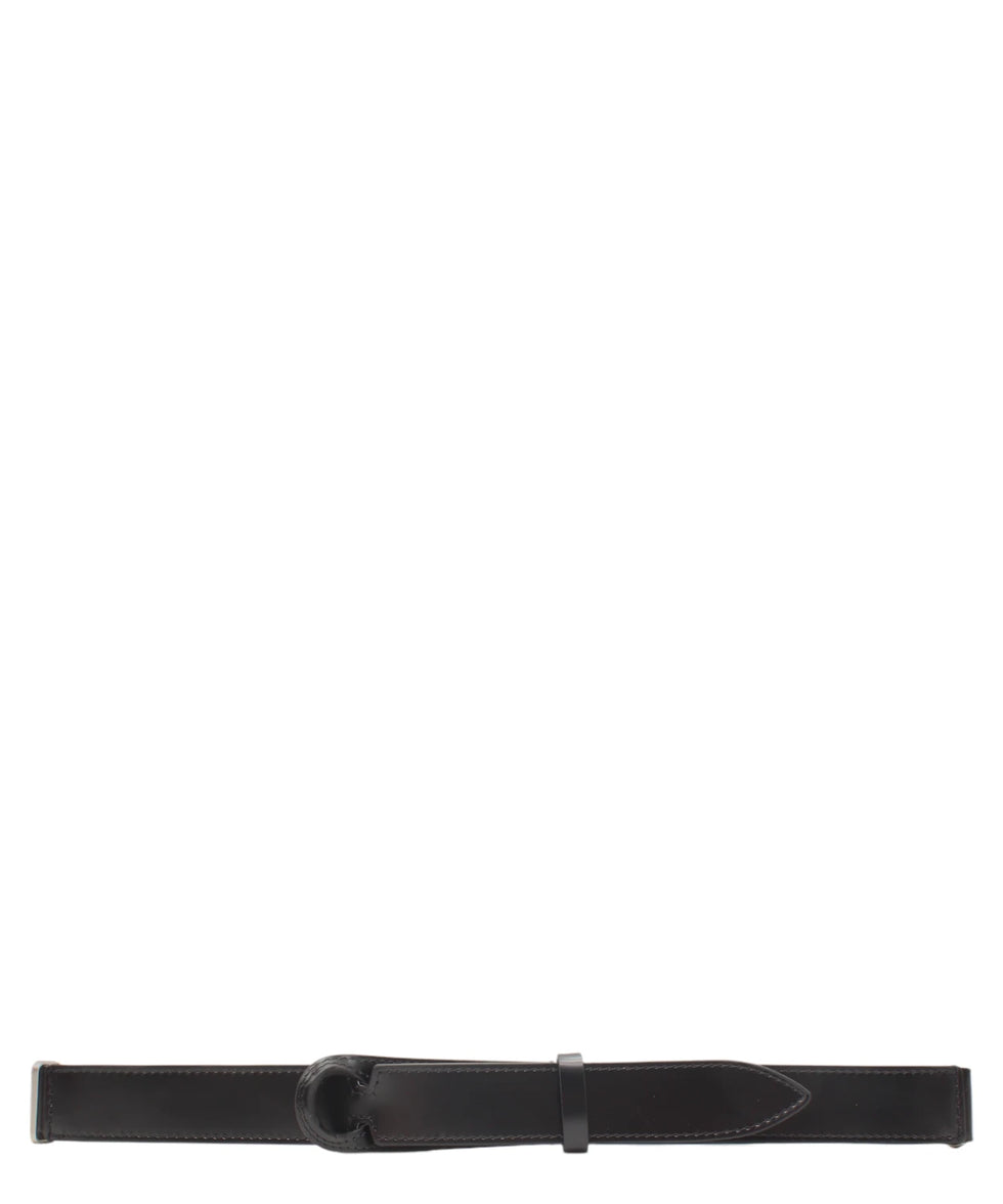 Cintura Calf in pelle nero NB0112 ORCIANI