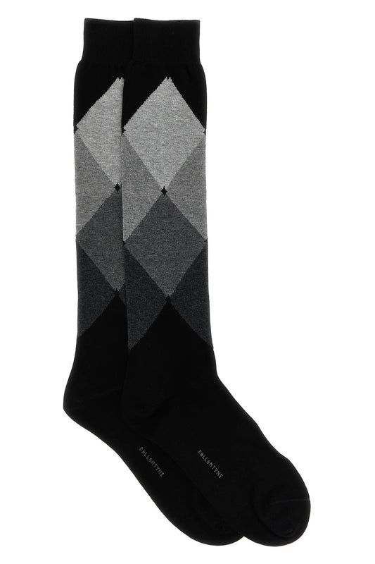CALZINI A ROMBI BLACK DIAMOND BALLANTYNE