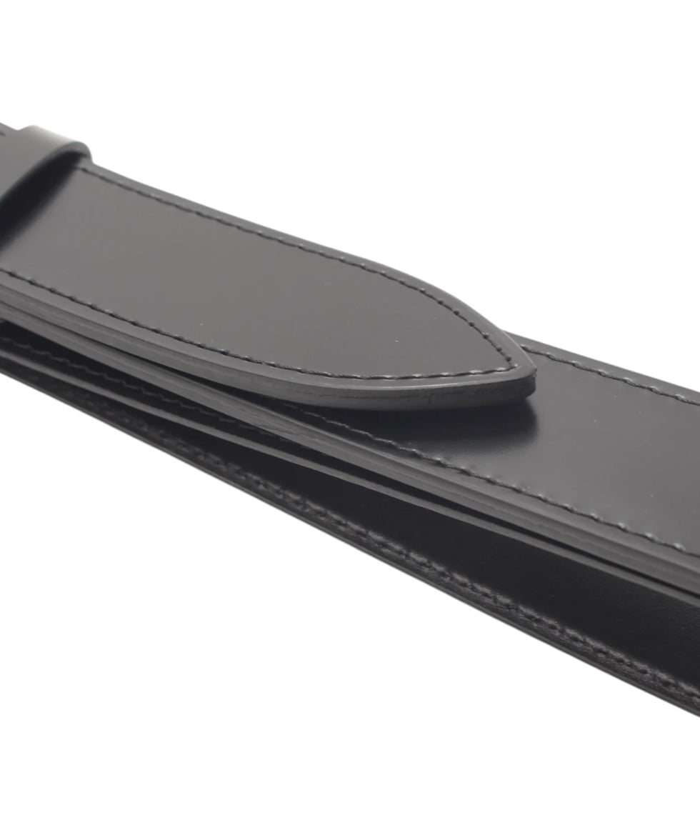 Cintura Calf in pelle nero NB0112 ORCIANI