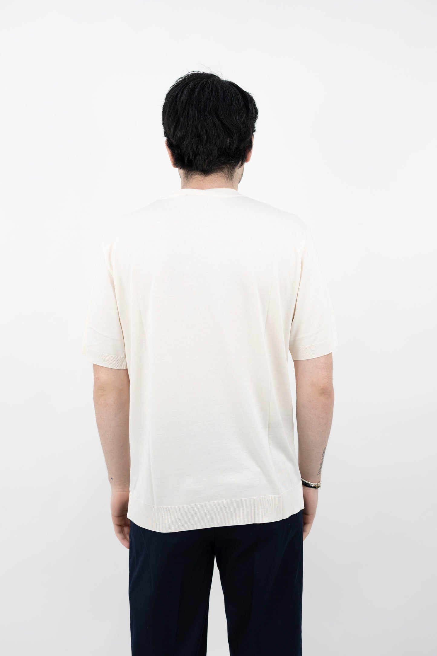 T-Shirt Lyocell Panna2655255 27/R - Maglieria - Altea