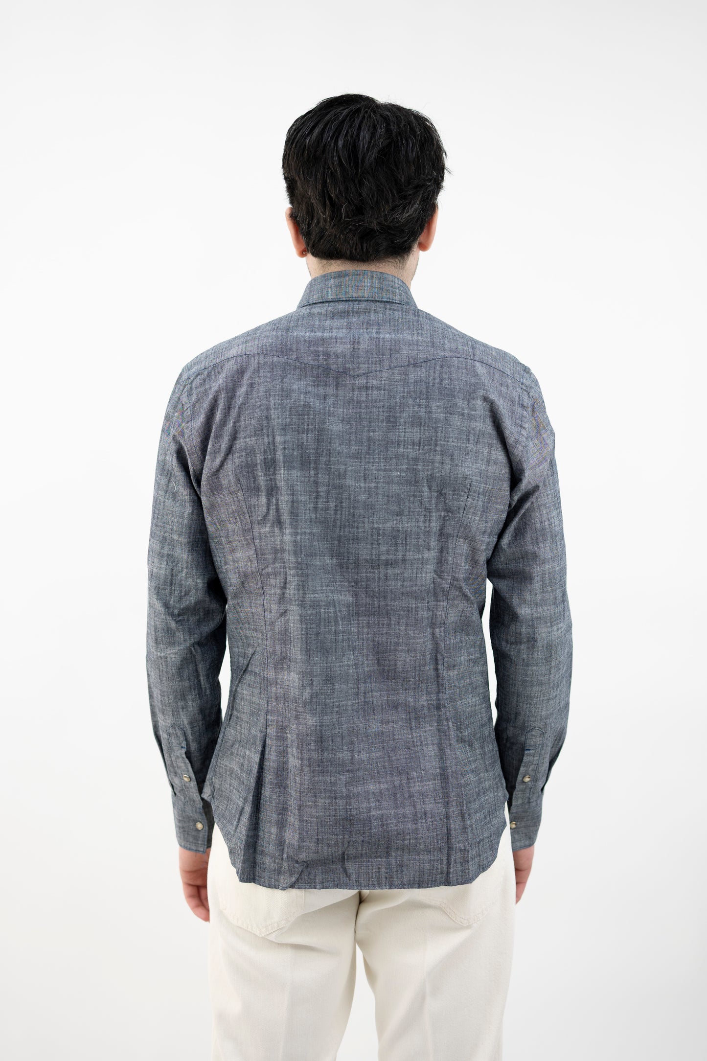 CAMICIA WESTERN DENIM 1RZBN8D UZ2 Tintoria Mattei 954