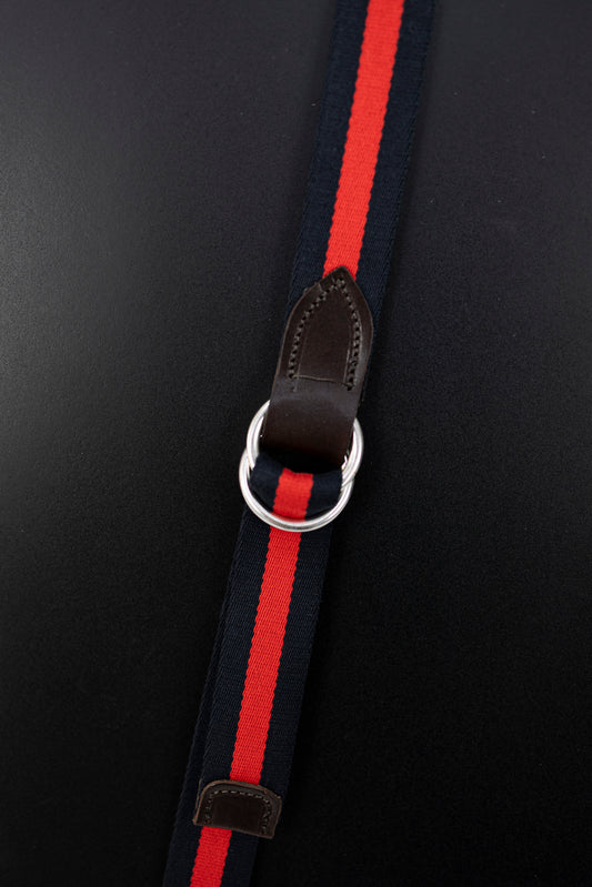 CINTURA TESSUTO ROSSO/BLU Alberto Luti