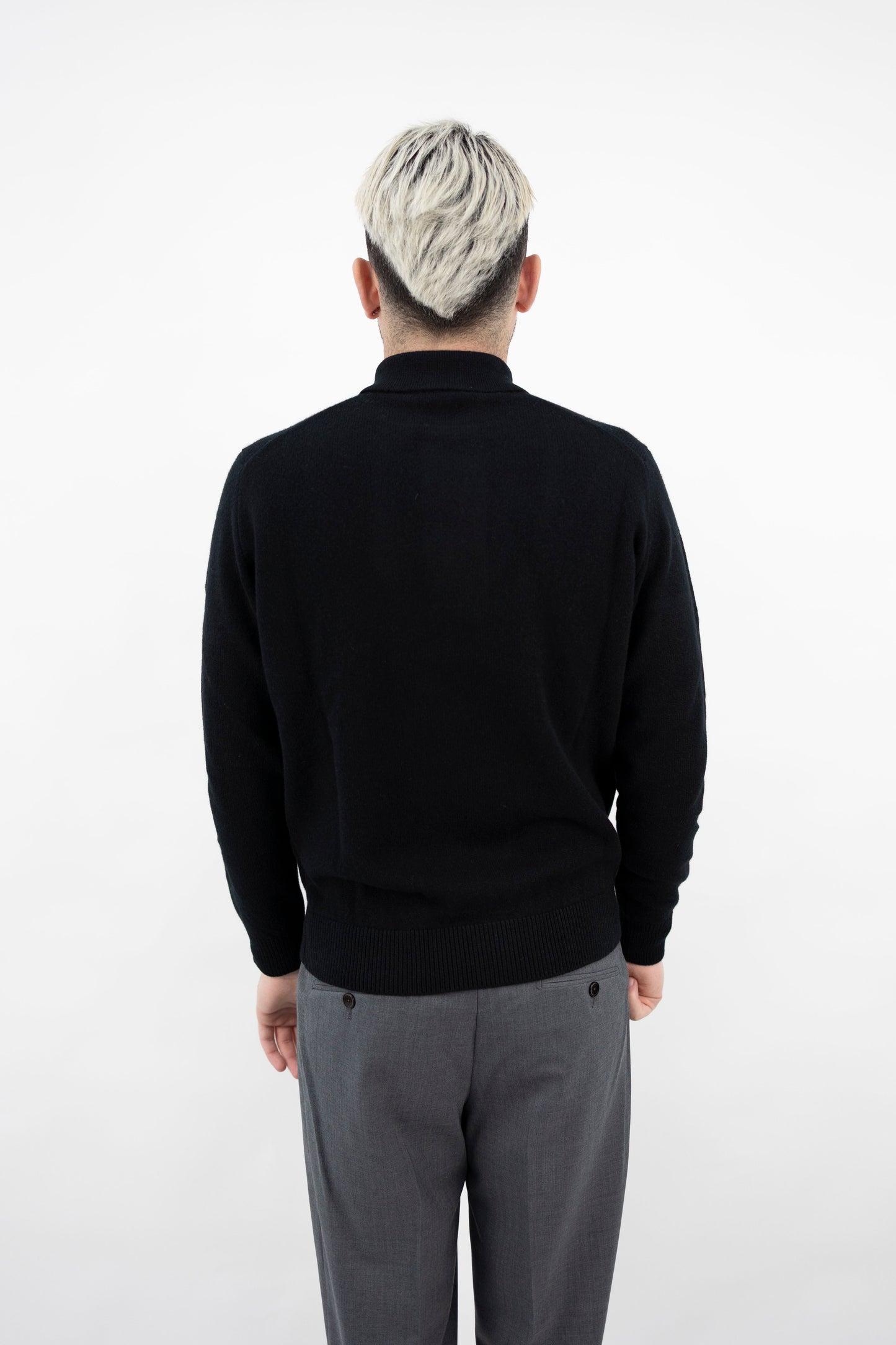 POLO IN LANA&CASHMERE NERO PL3ML WC7R 990 Filippo De Lurentiis