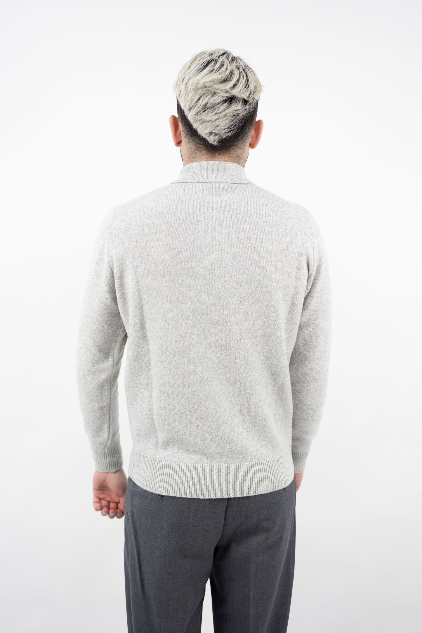 POLO IN LANA&CASHMERE GRIGIO PL3ML WC7R 900 Filippo De Lurentiis