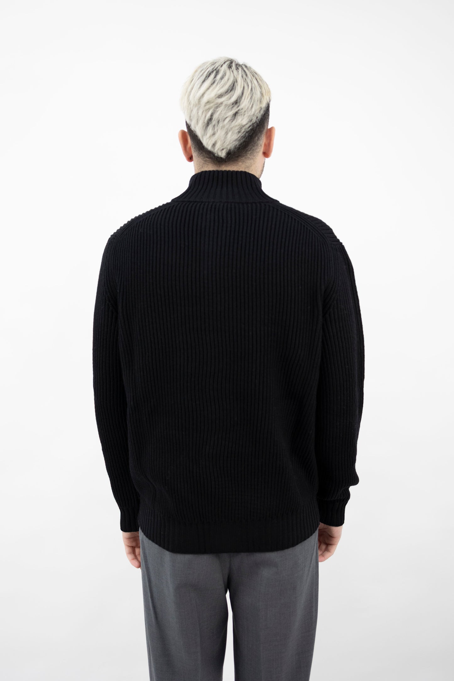 BLUSOTTO IN LANA NERO BB3MLT WM7I 990 Filippo De Lurentiis