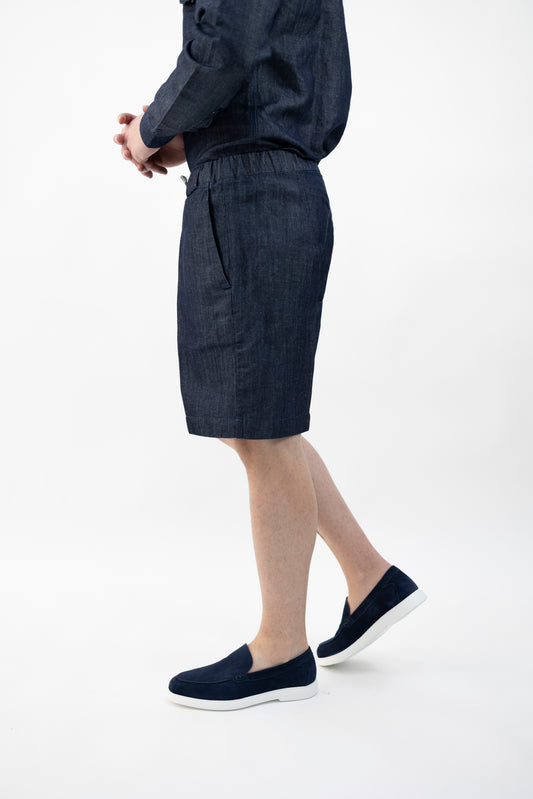 BERMUDA CIL18 PAJAMA WESTERN BLUE InLinum