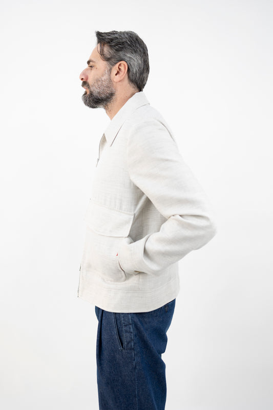 GIUBBINO OVER JEACKET BEIGE 62269/2 9369 L.B.M.