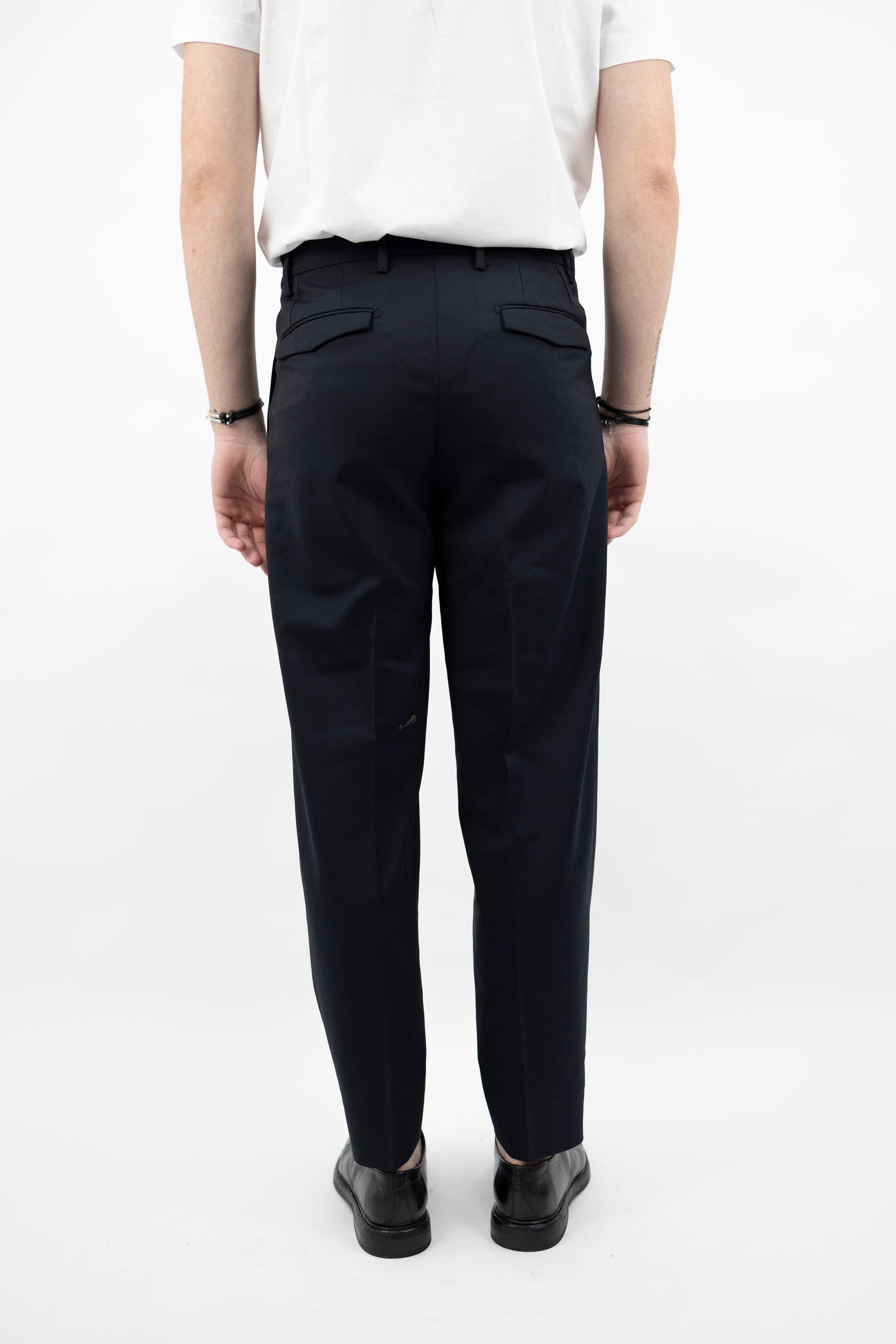 PANTALONE MISTO LANA NAVY ASTORIASQD 400100 011 Quattro decimi BY Briglia