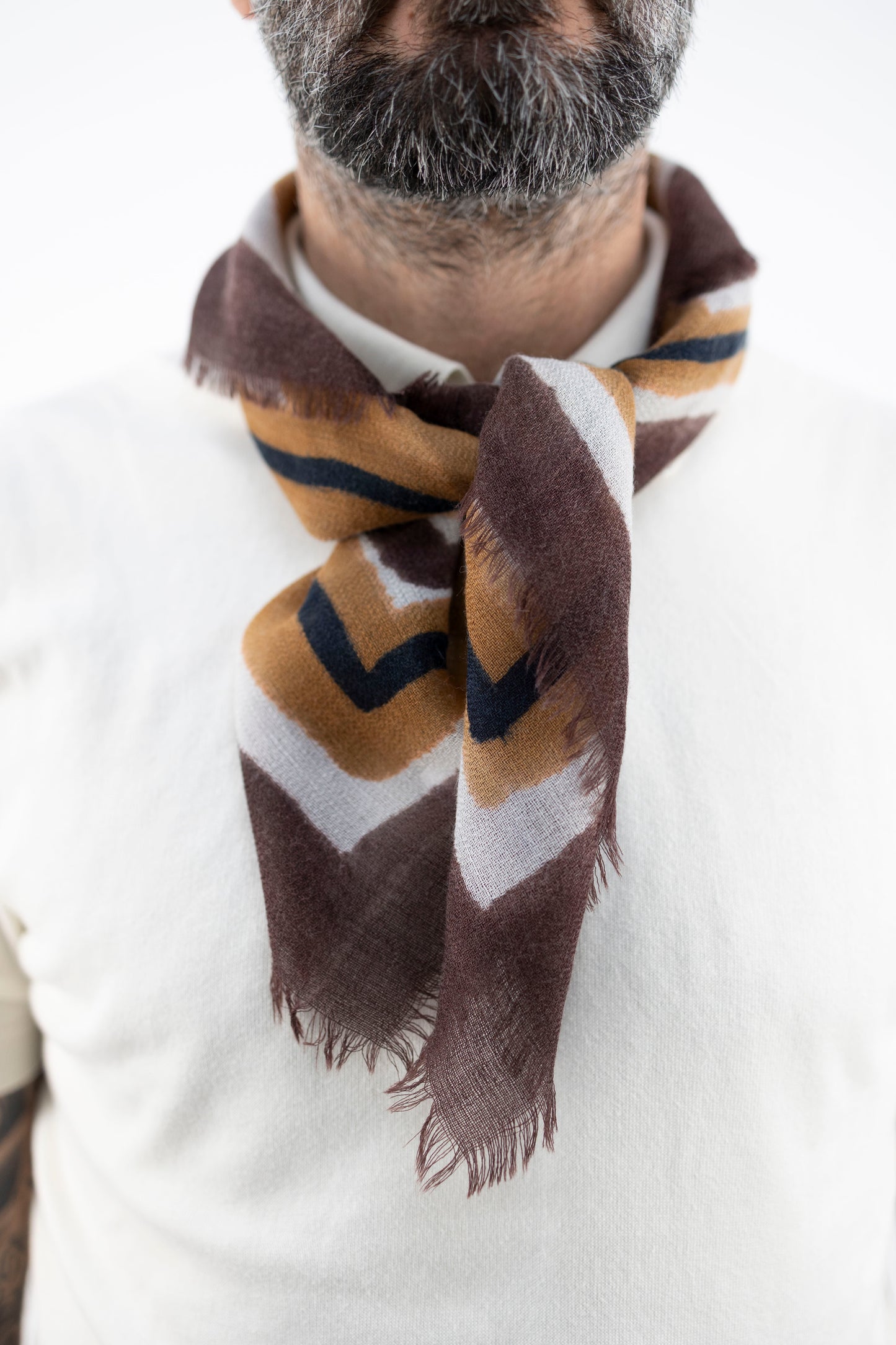 FOULARD FANTASIA MARRONE 2560470/02 Altea