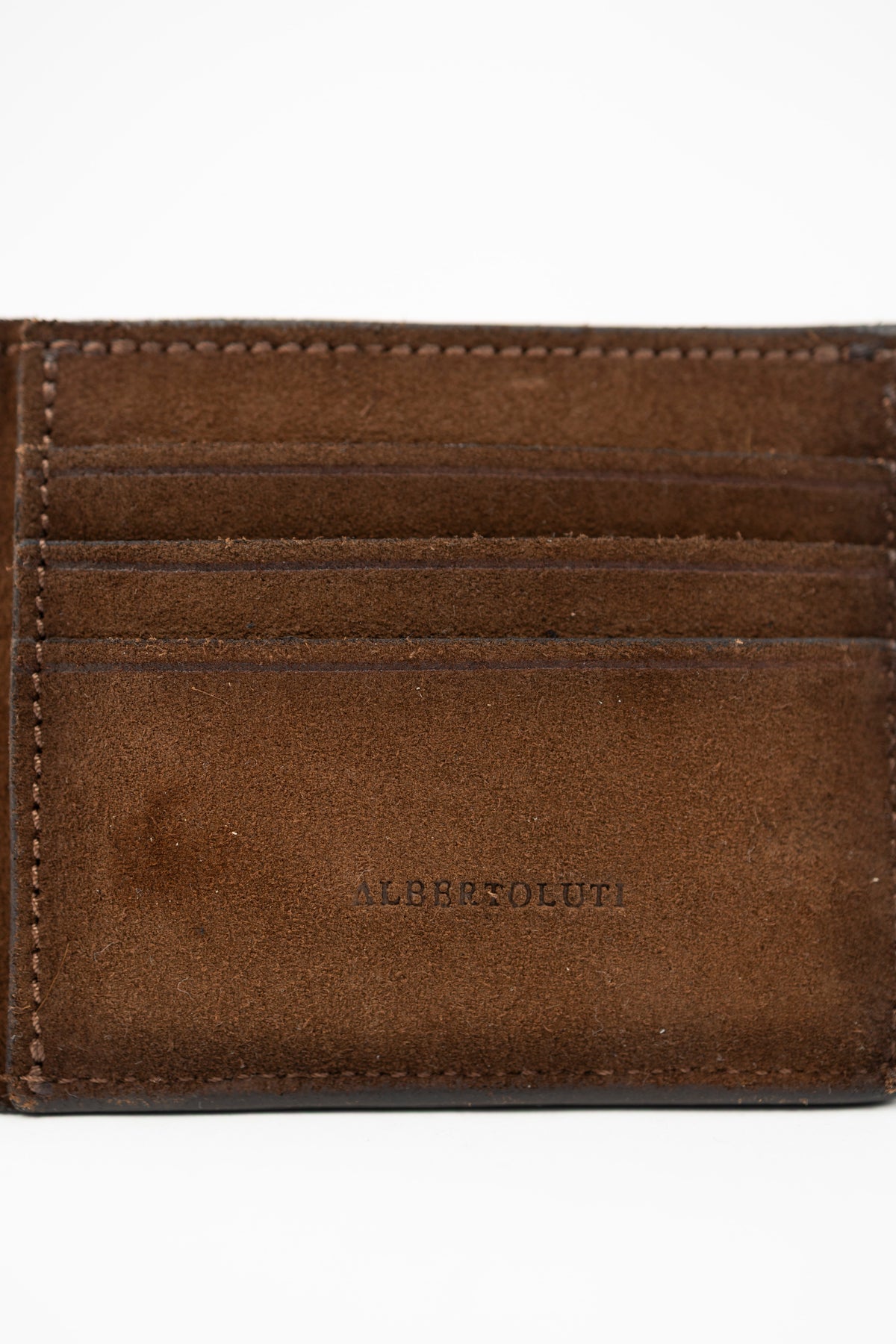 PORTACARD BRUCIATO MAX SUEDE Alberto Luti