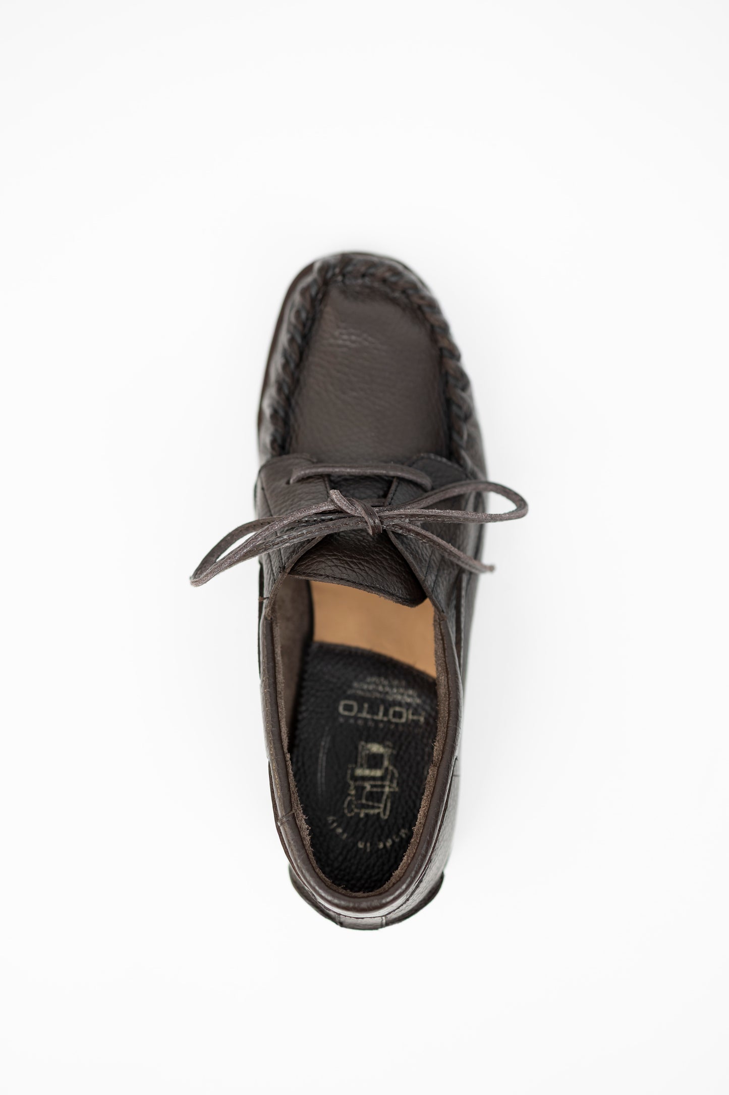 MOCASSINO INDIANINO IN PELLE MORO 69034 Alexander Hotto