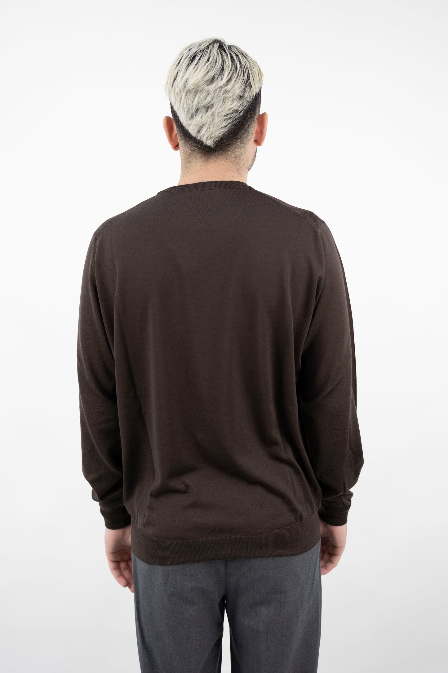 GIROCOLLO IN LANA MERINO CIOCCOLATO GC1ML RM16R 280 Filippo De Lurentiis