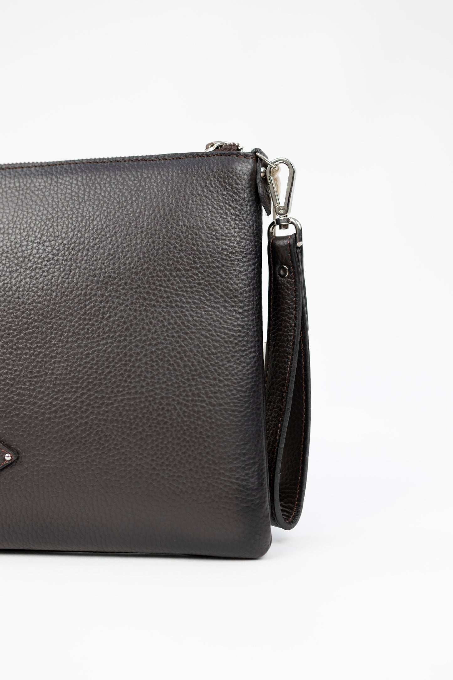 POCHETTE MANICO CERVO MORO Alberto Luti