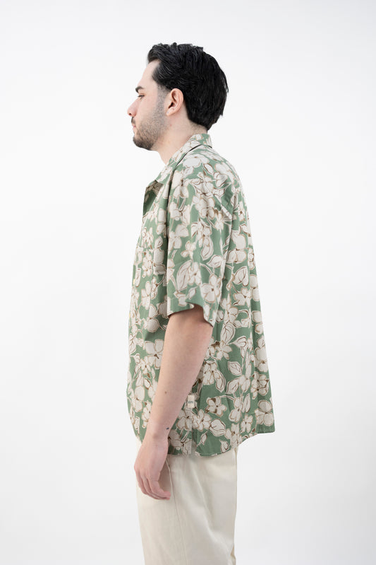 CAMICIA STAMPA FLOREALE SRSYN31 FU3Tintoria Mattei 954
