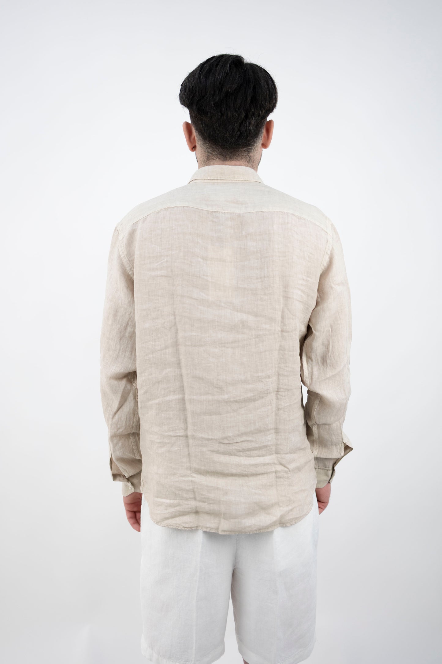 CAMICIA IN LINO TORTORA BIL19 TORTORA InLinum