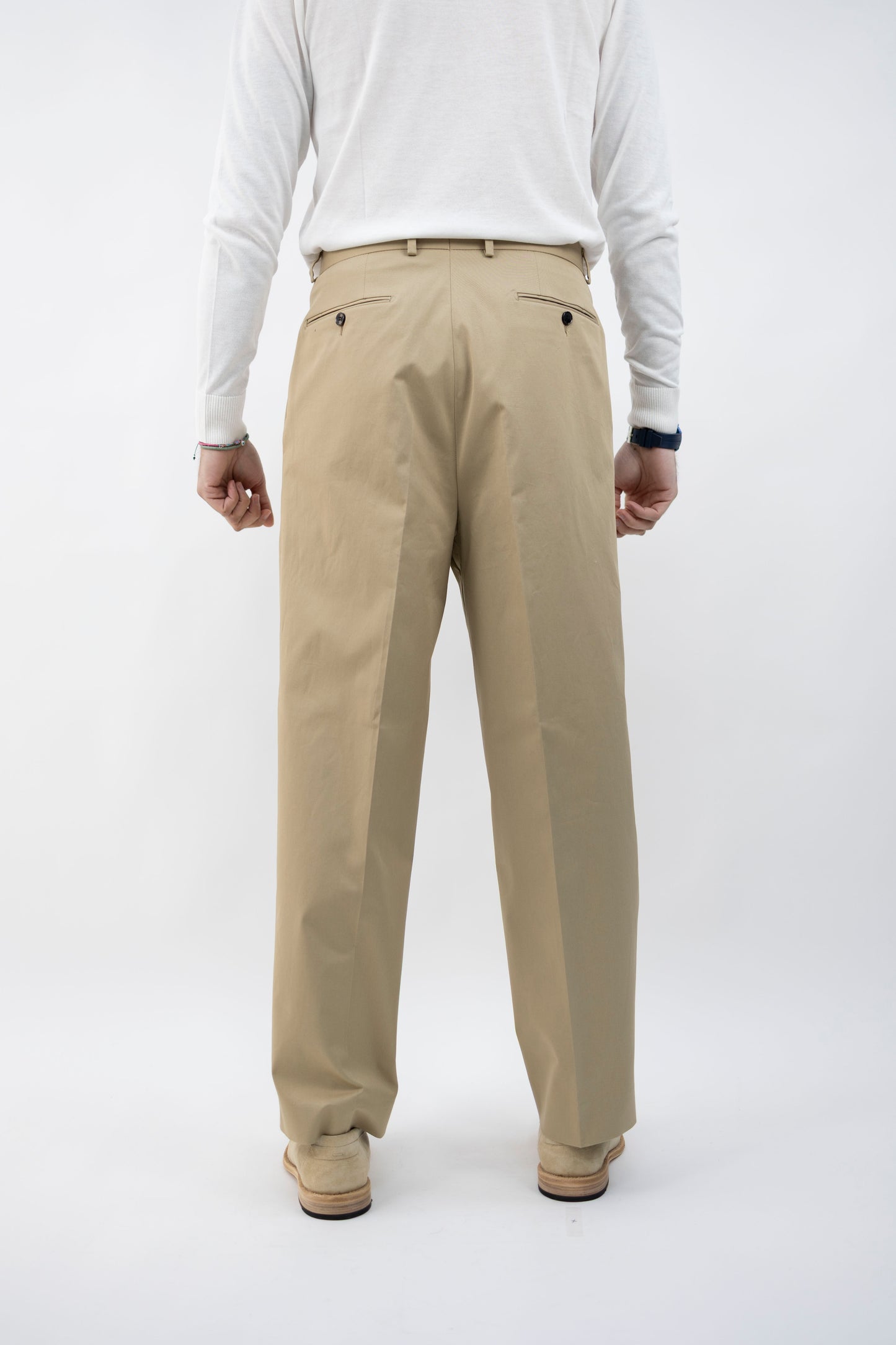 PANTALONE BEIGE OVER 520/3 8008 GABRIELE PASINI