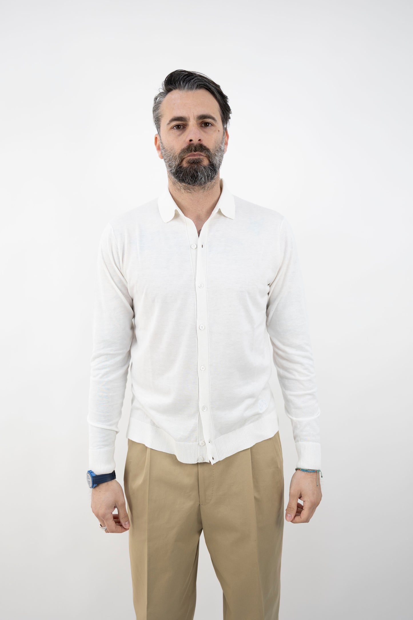 POLO CAMICIA BIANCA 59003/1 6261 GABRIELE PASINI