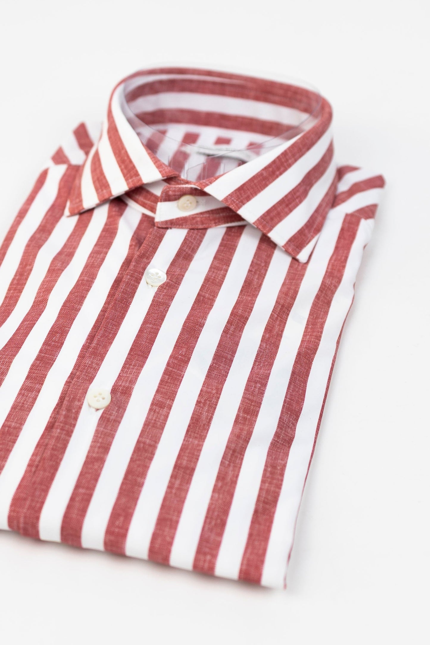 CAMICIA A RIGHE BIANCO E ROSSO 1363GJERM1 GUGLIELMINOTTI