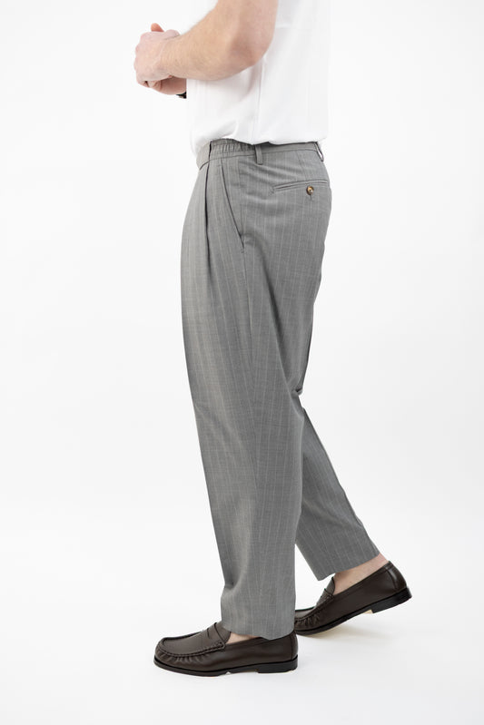 PANTALONE PORTOBELLOSQD GESSATO 300182 053 Quattro decimi BY Briglia