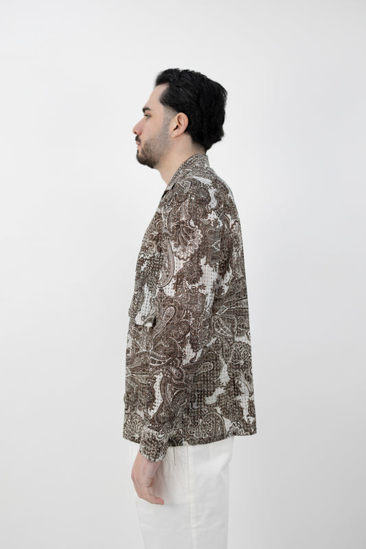 GICCA CAMICIA FANTASIA PRINT PAISLEY 61011/2 6097 GABRIELE PASINI