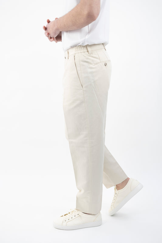 PANTALONE PORTOFINOSQD GESSO 300050 103 Quattro decimi BY Briglia