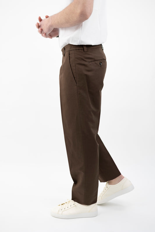PANTALONE PORTOFINOSQD MORO 300050 046 Quattro decimi BY Briglia