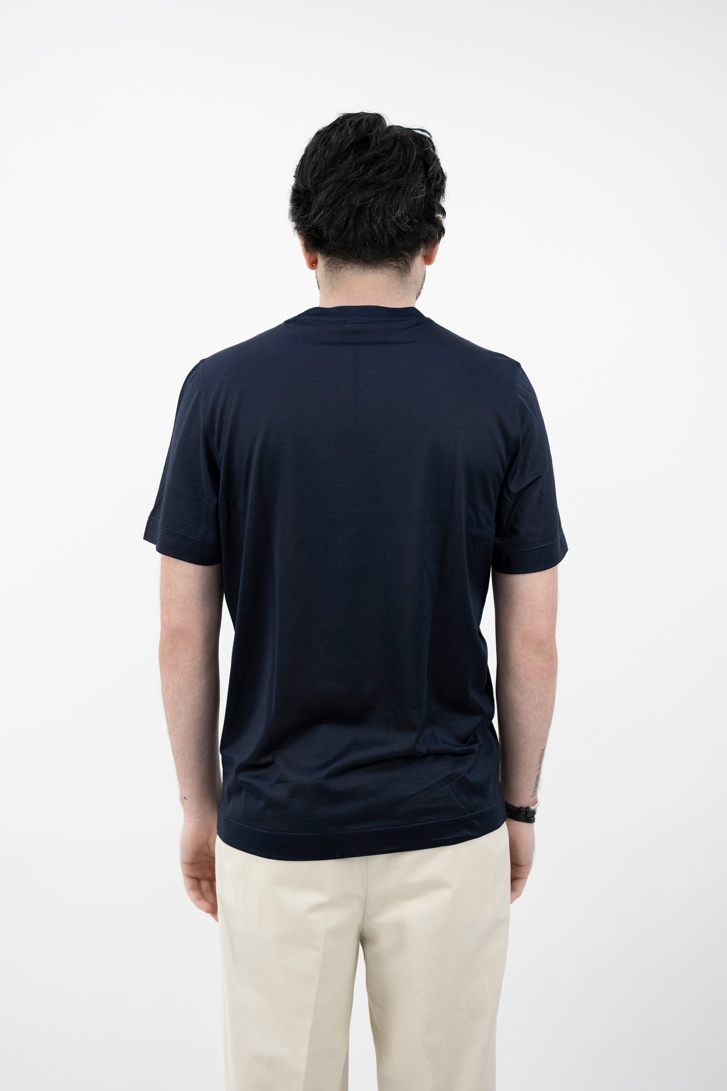 T-SHIRT SETA BLU 60121/78304/308 GRAN SASSO