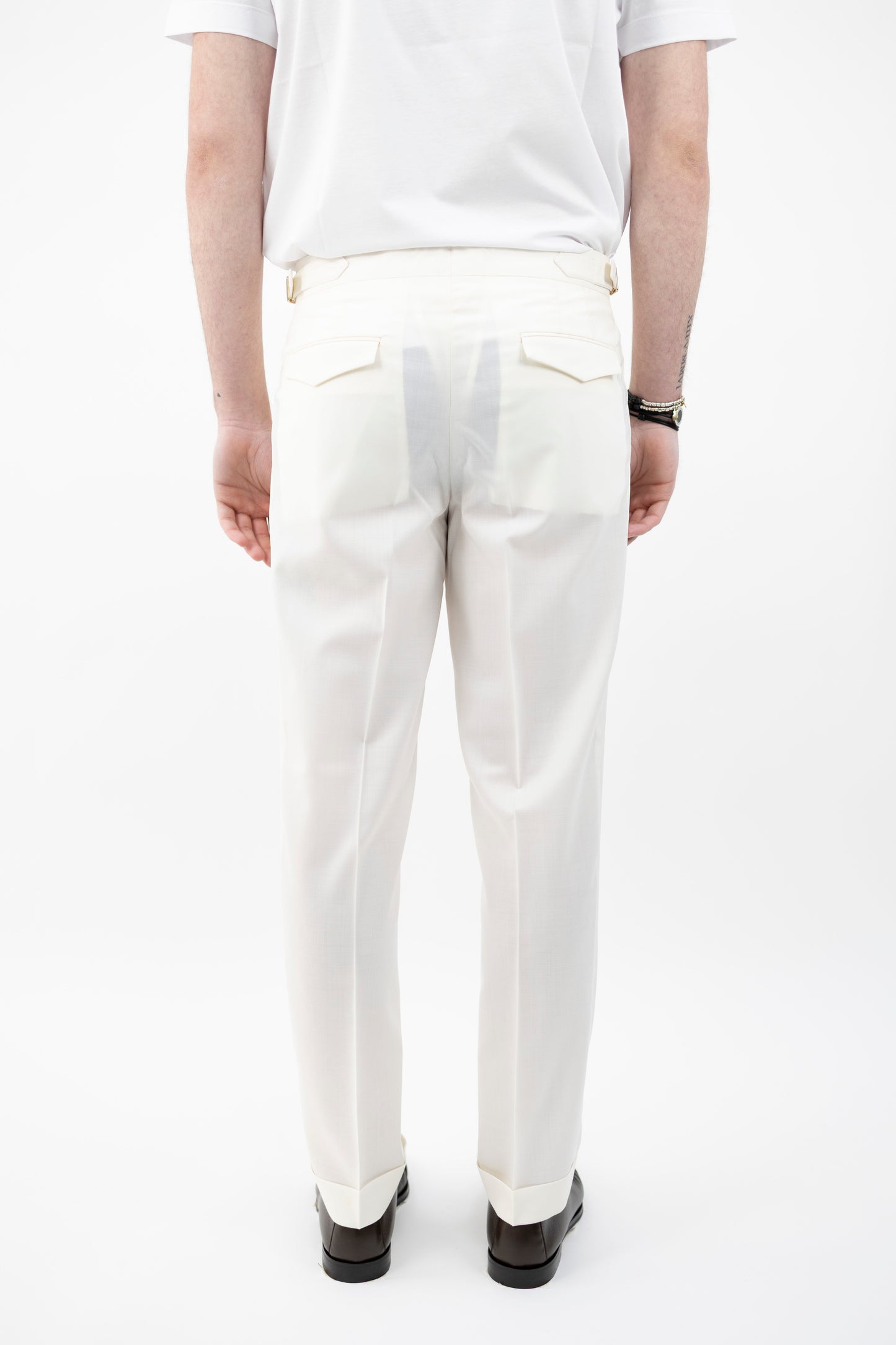 PANTALONE QUARTIERISQD LATTE 300082 120 Quattro decimi BY Briglia