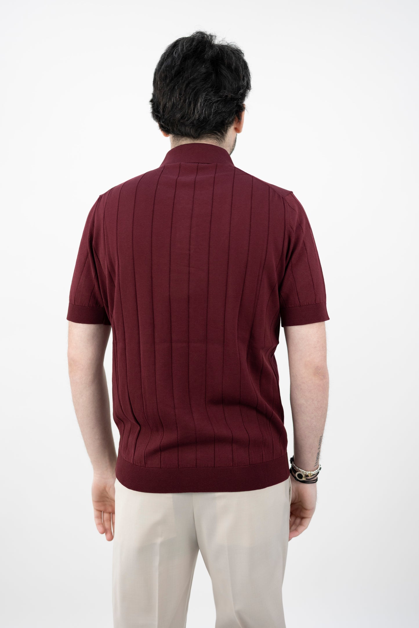 POLO A COSTE BORDEAUX PL1MC/CR14C 380 Filippo De Lurentiis