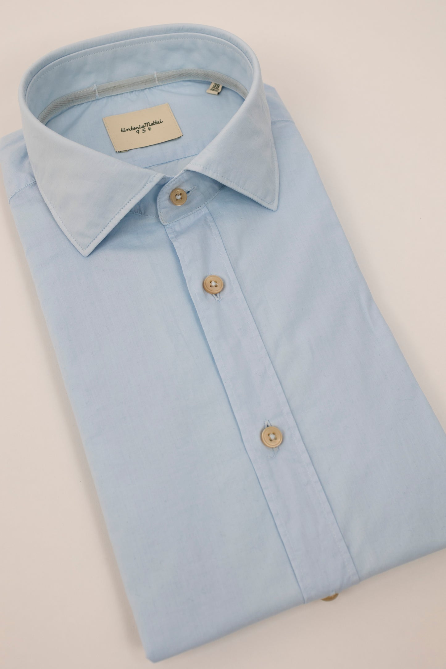 CAMICIA REGULARFIT CELESTE 1MKLTNP UA1 Tintoria Mattei 954